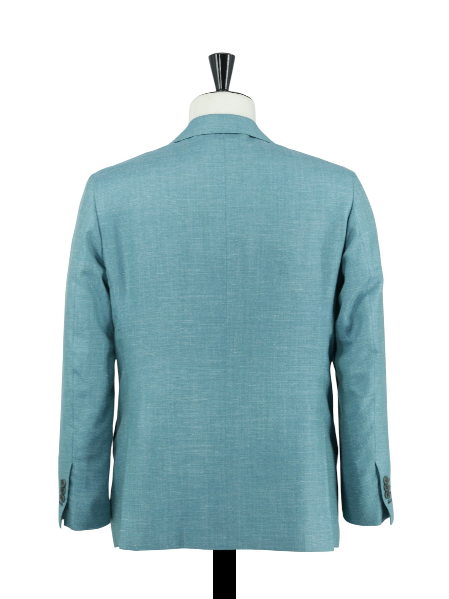 Kiton Turquoise Cashmere, Silk & Linen Mélange Summer Jacket