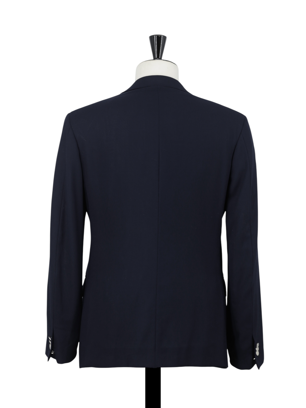 Ermenegildo Zegna Navy Double Breasted "Cool-Effect" Wool Milano Easy Jacket