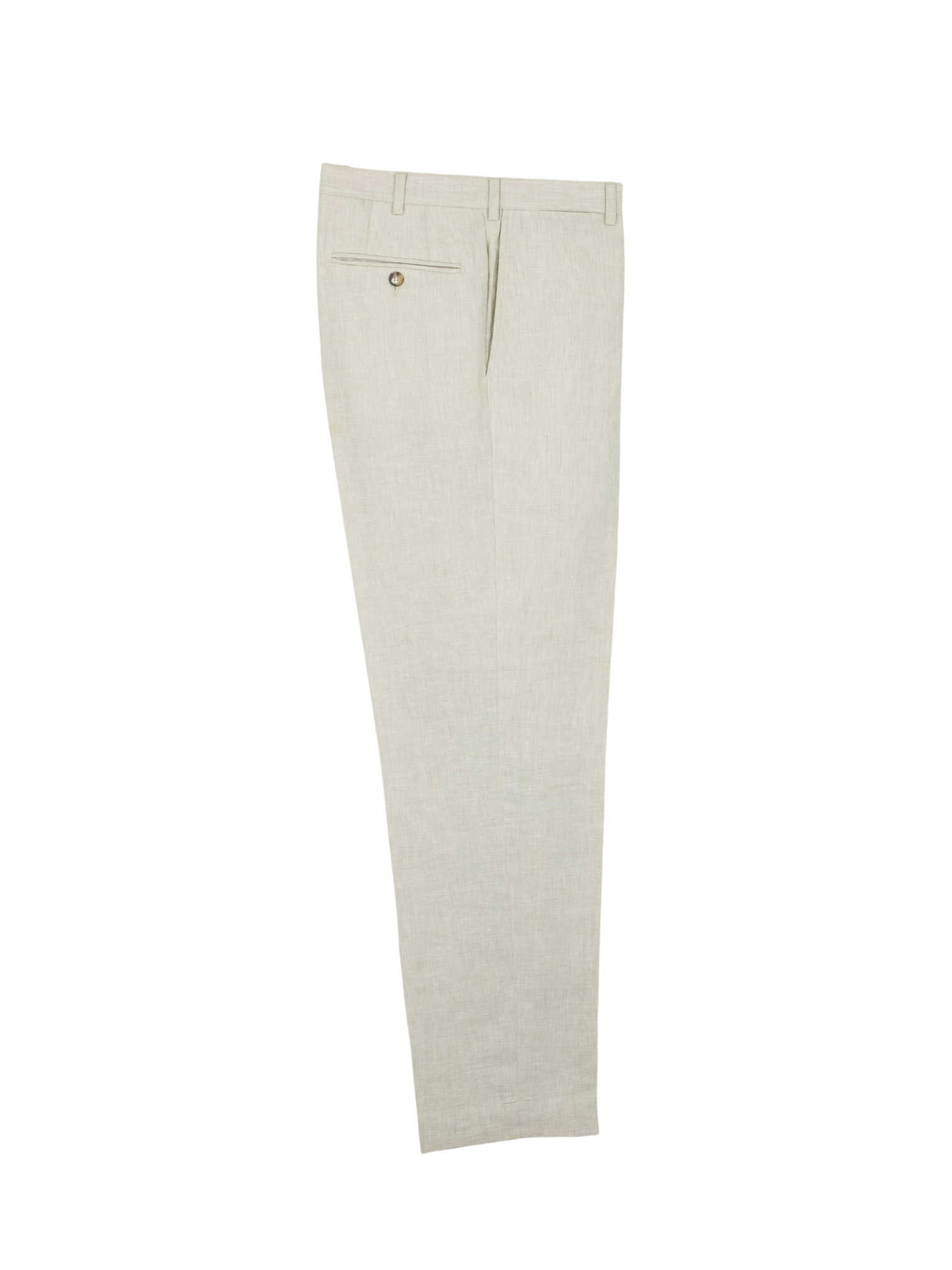 Ermenegildo Zegna "Soft" Light Brown Pure Linen Summer Trousers
