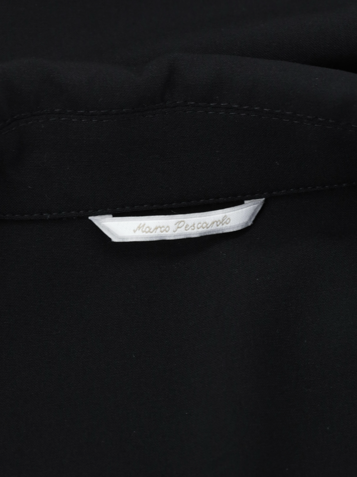 Marco Pescarolo Black Wool & Stretch Zip-Up Luxury Tracksuit