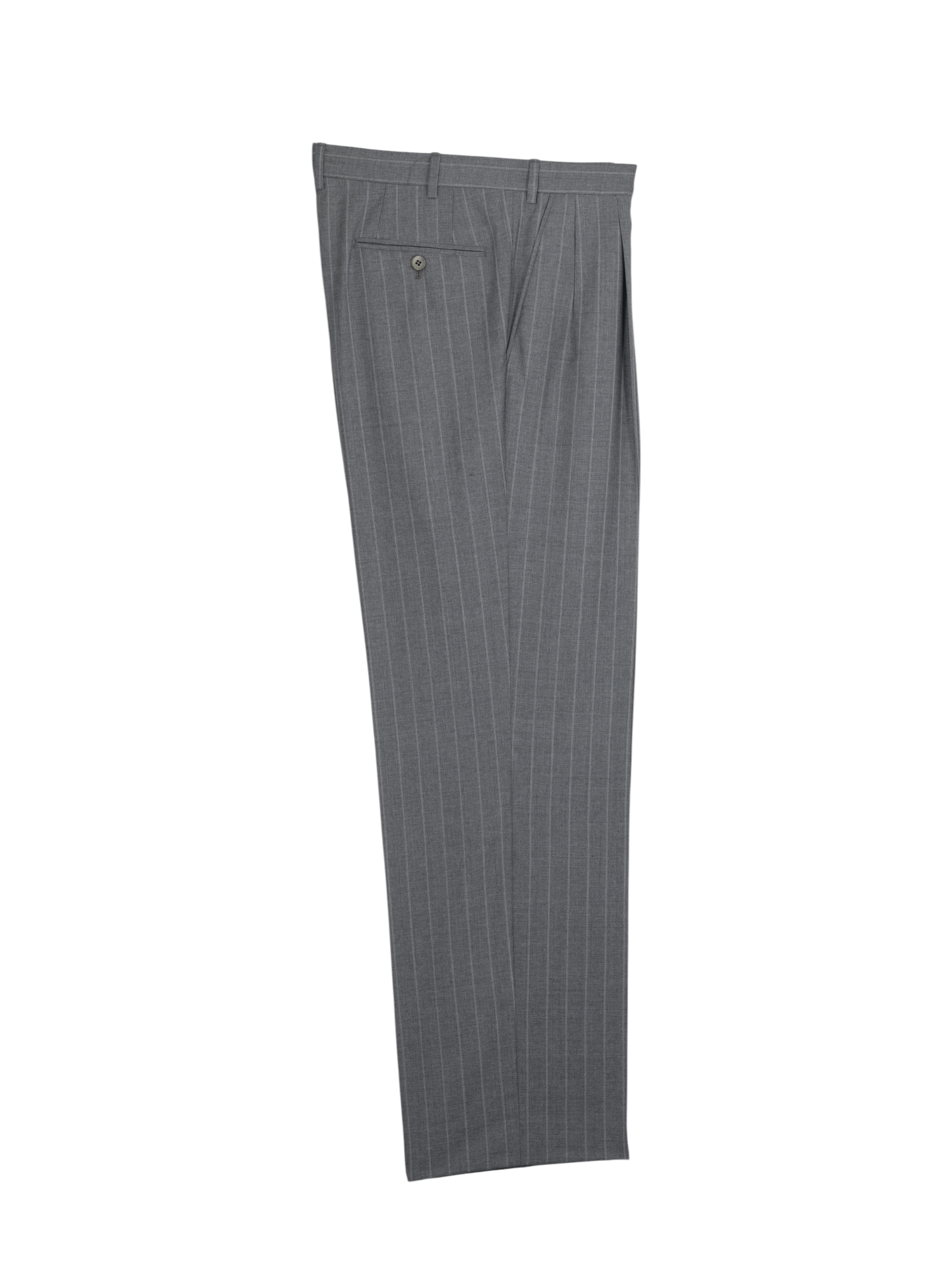 Brioni Grey Double-Breasted Super 150's Wool Chalkstripe Tiberio Suit