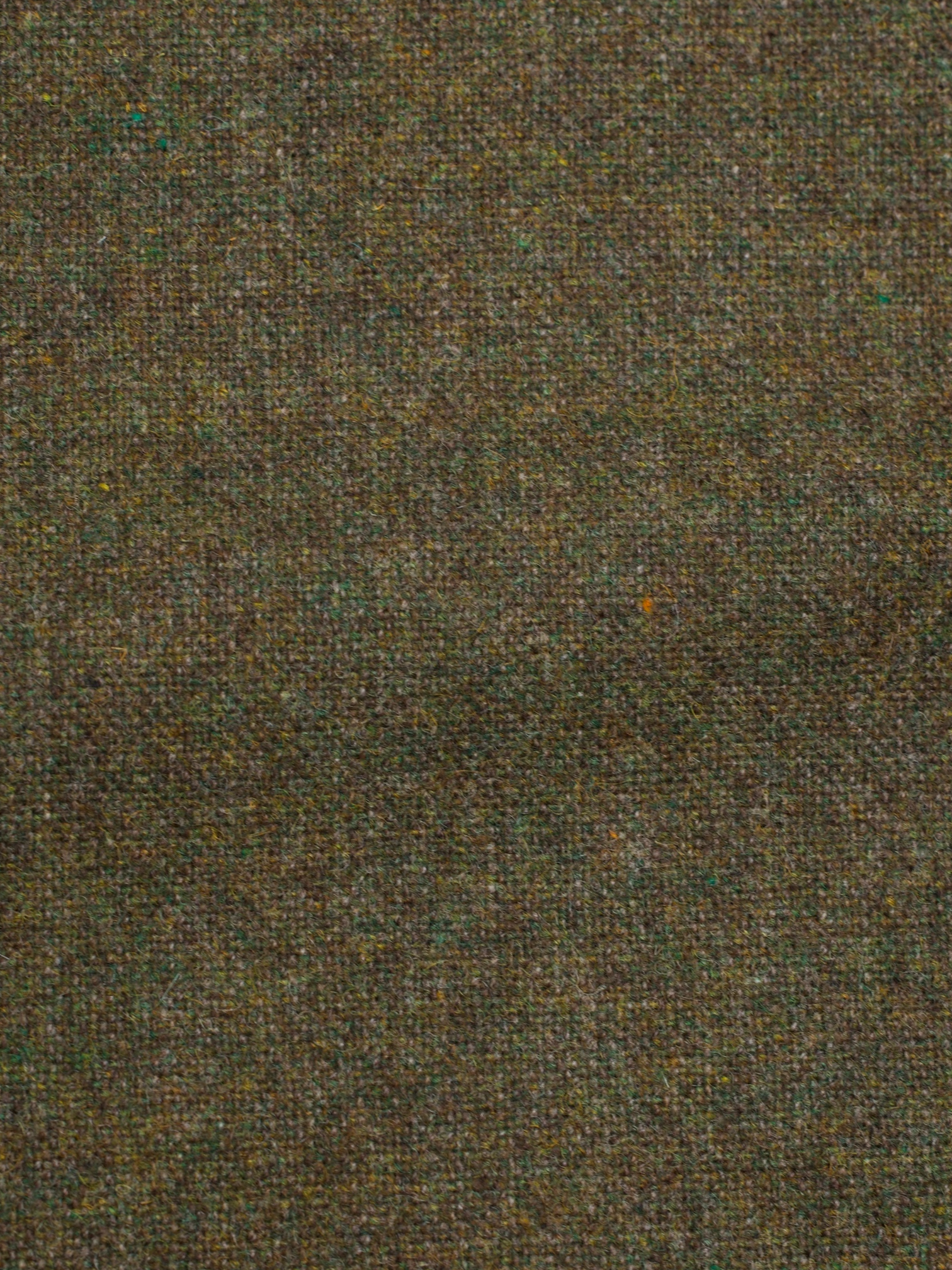 De Petrillo Moss Green Wool & Cashmere Tweed-Look Jacket