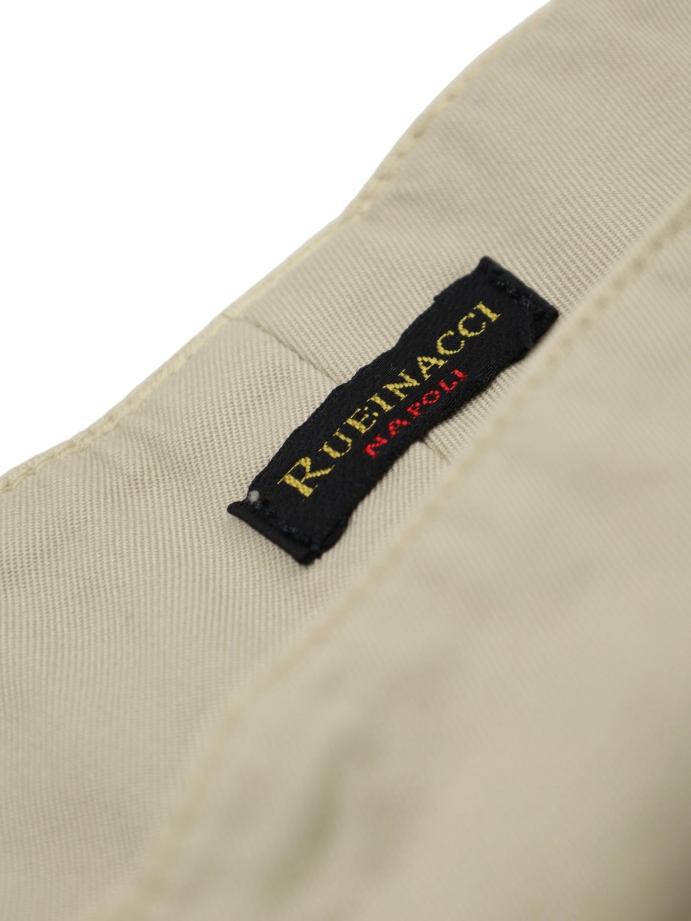 Rubinacci Beige Cotton Manny Gurkha Trousers