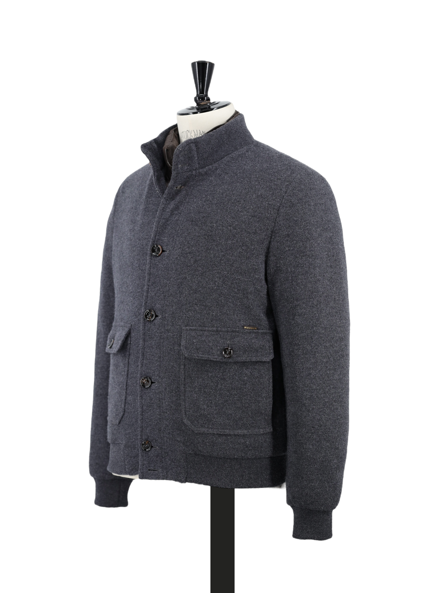 MooRER Grey Wool & Cashmere Down-Padded Montieri Jacket