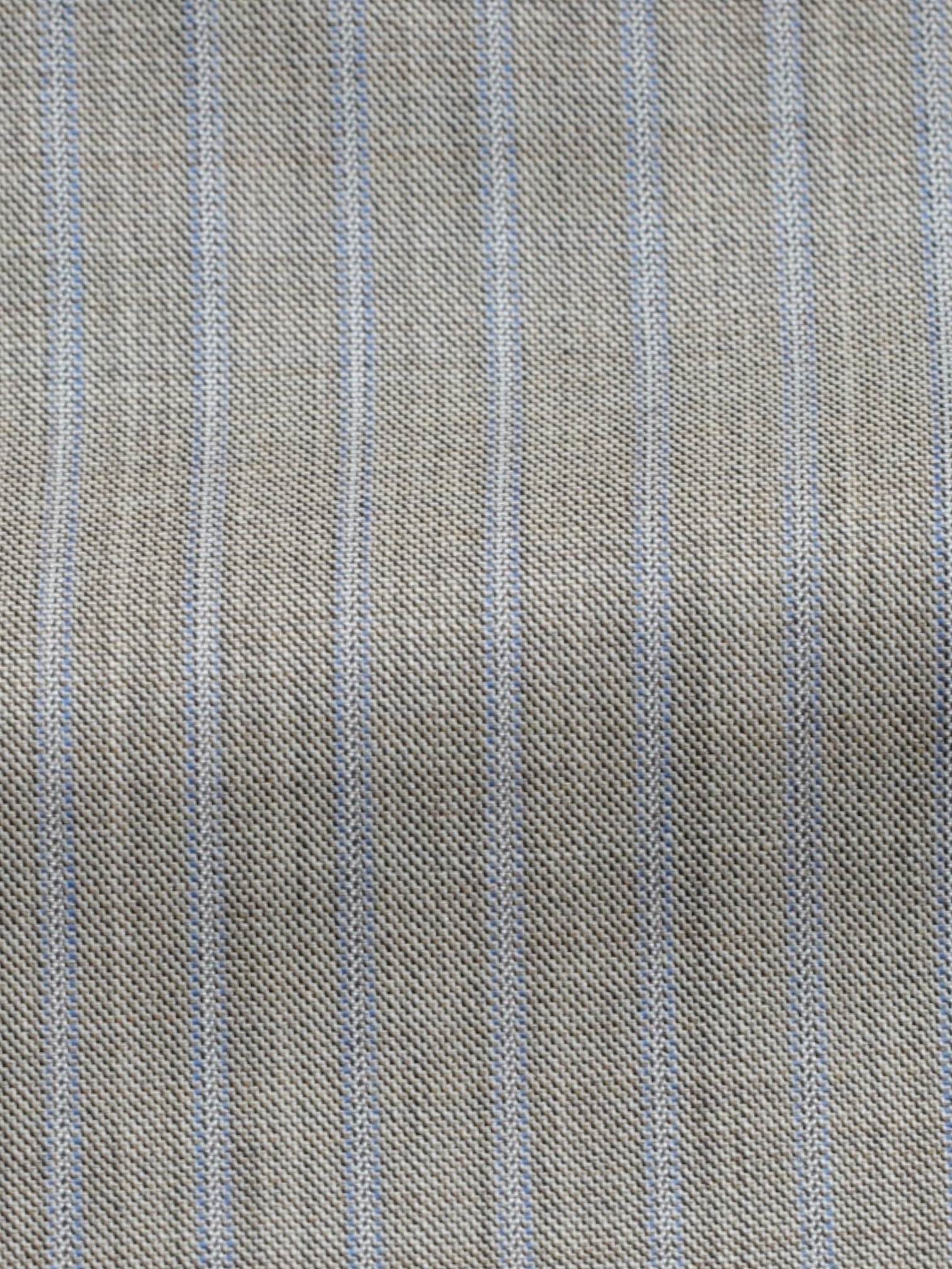 Brioni Taupe & Light Blue Wool-Silk Pinstripe Parlamento Suit
