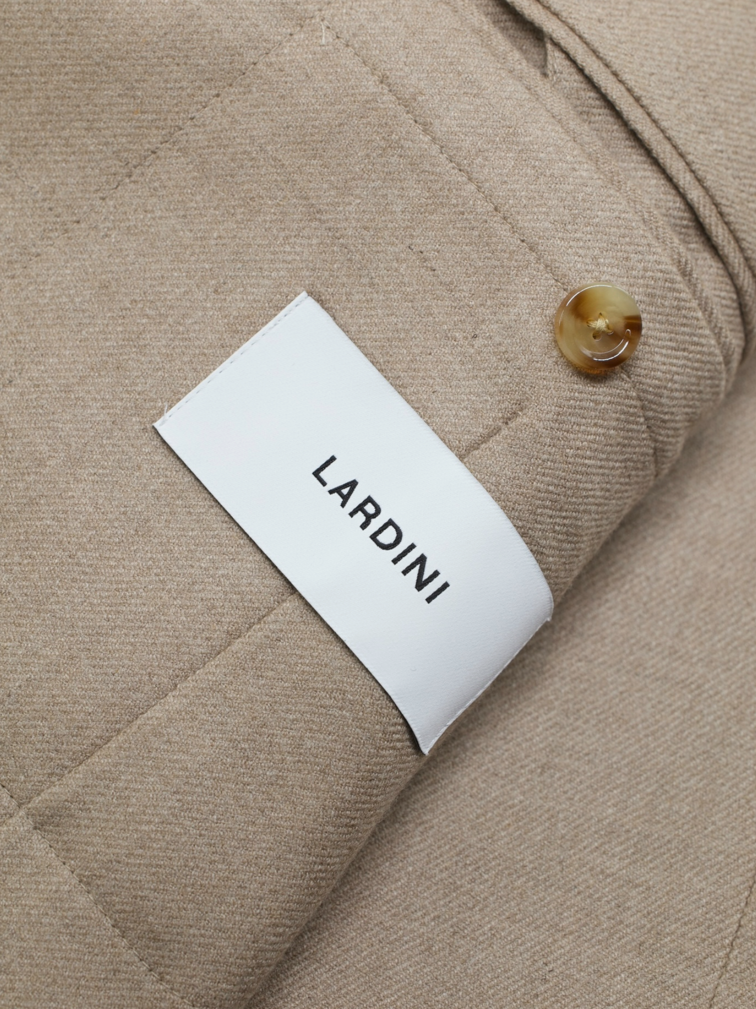 Lardini Light Brown Pure Cashmere-Award Twill Jacket