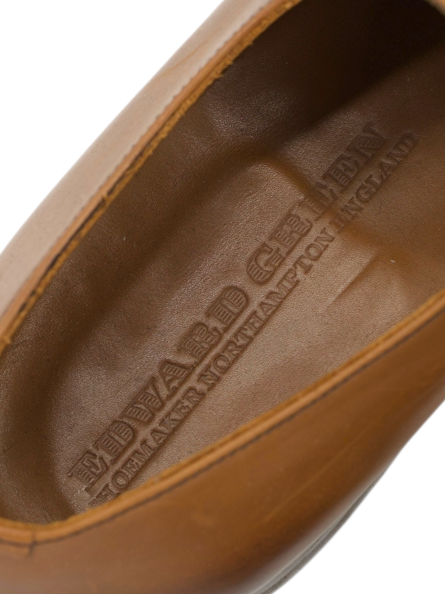 Edward Green Cognac Brown Ealing Calfleather Single Monk Shoes