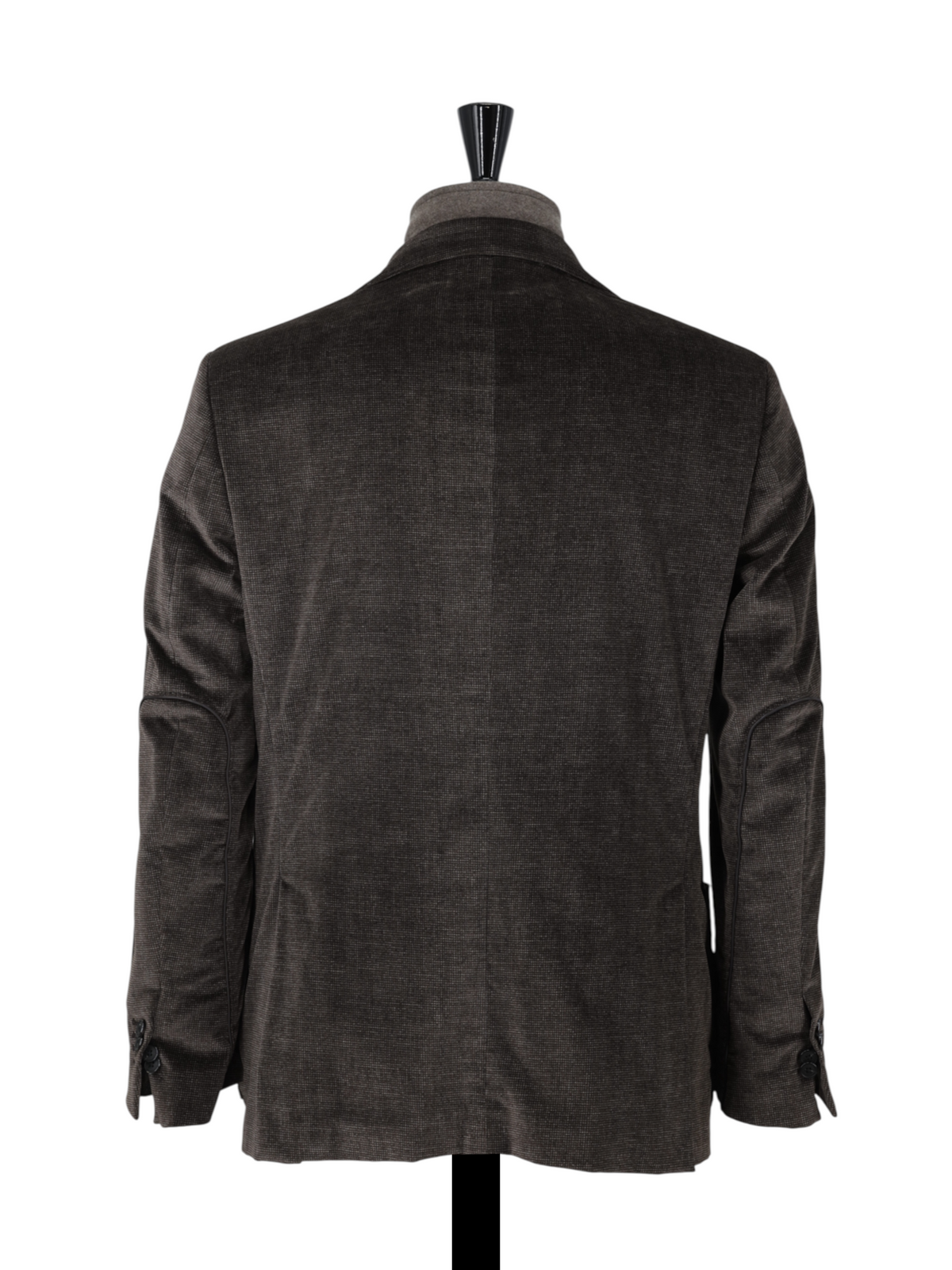Corneliani Brown Cotton-Stretch Moleskin Pinpoint Vespa Jacket