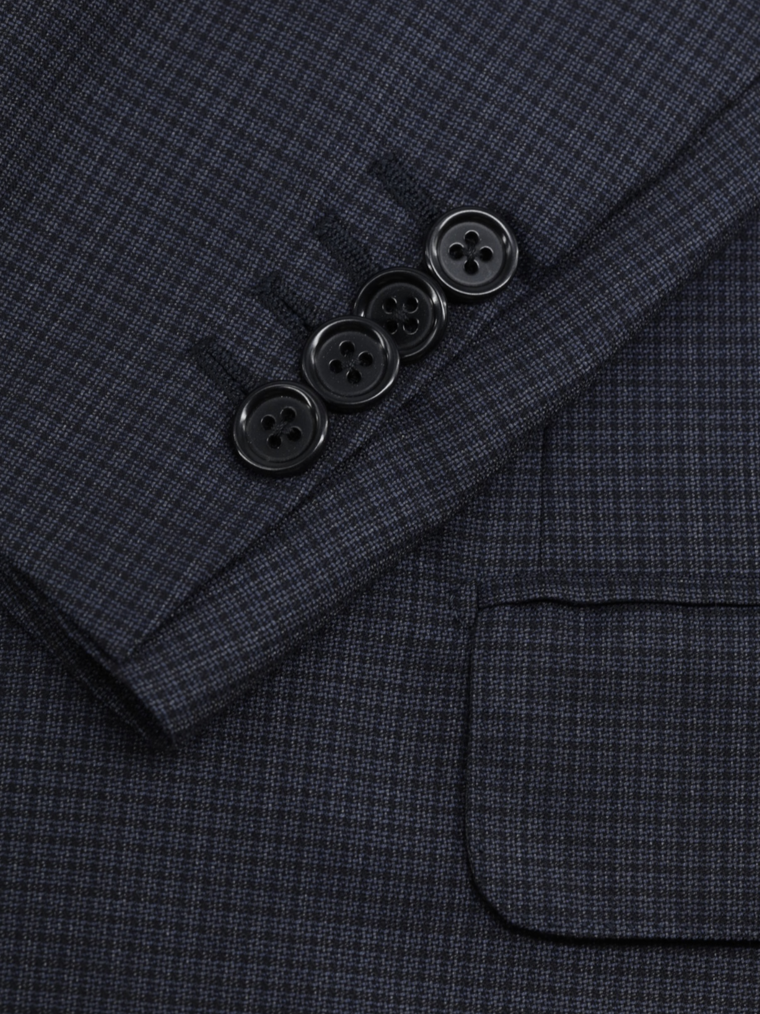 Brioni Dark Blue & Grey Fine-Wool Micro-Check Brunico Jacket & Waistcoat