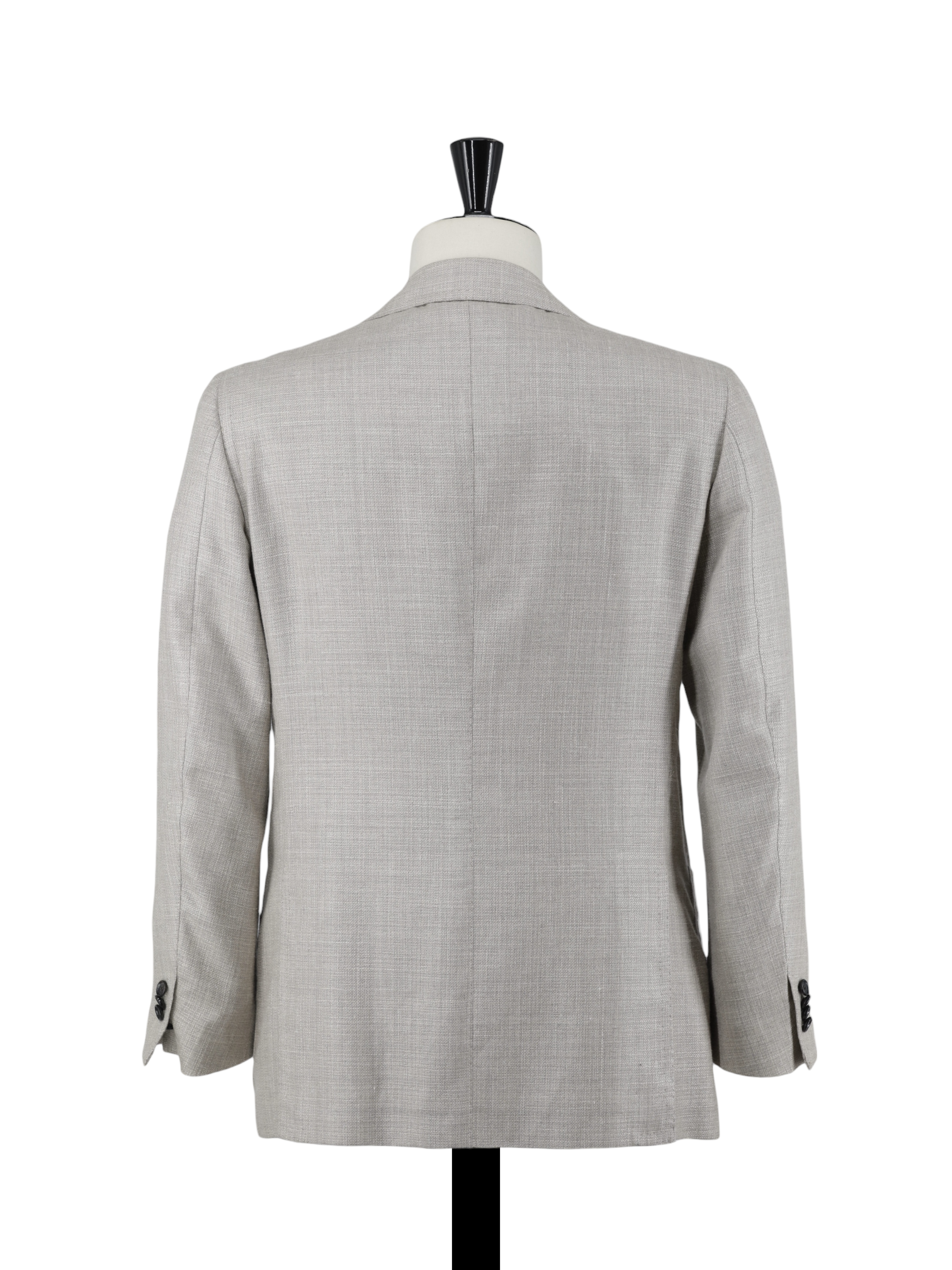 Cesare Attolini Beige Cashmere, Silk & Linen Micro-Pattern Jacket