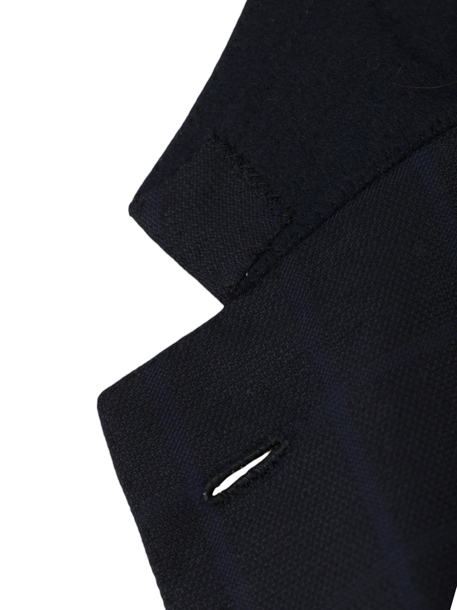 Brioni Dark Blue Wool & Silk Windowpane Senato Jacket