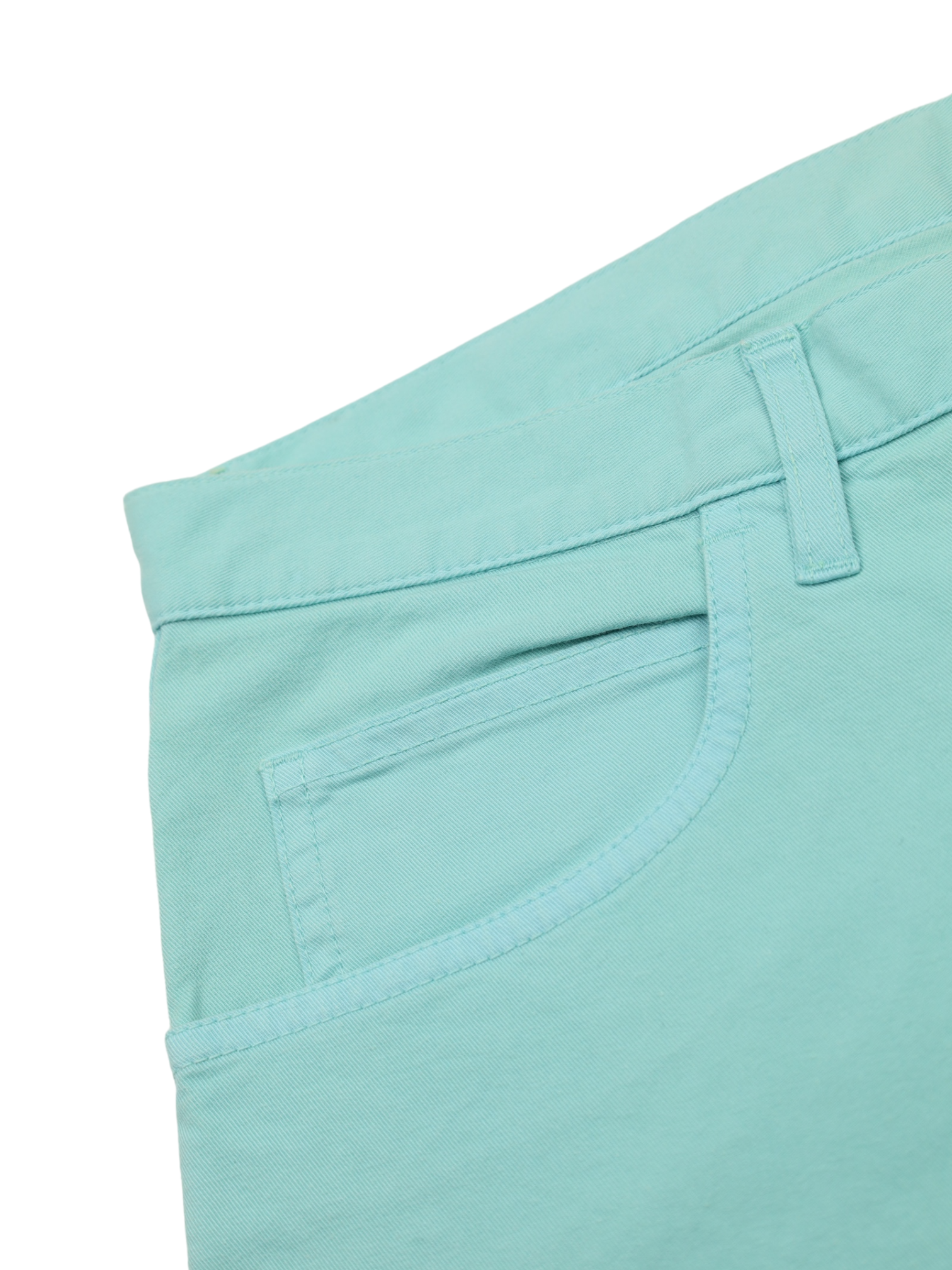 Loro Piana Mint-Green Cotton & Elastane 5-Pocket Chino