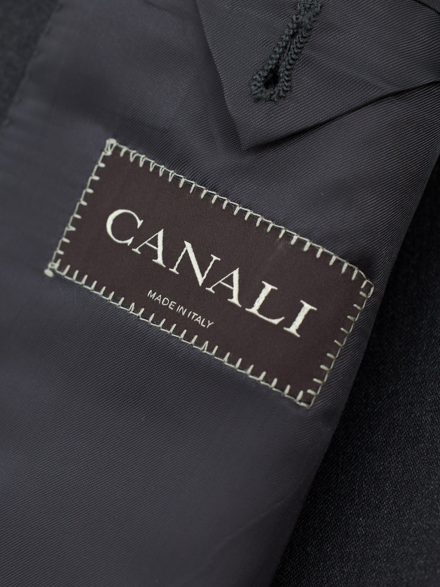 Canali Dark Grey Fine-Wool Timeless "Corto" Suit