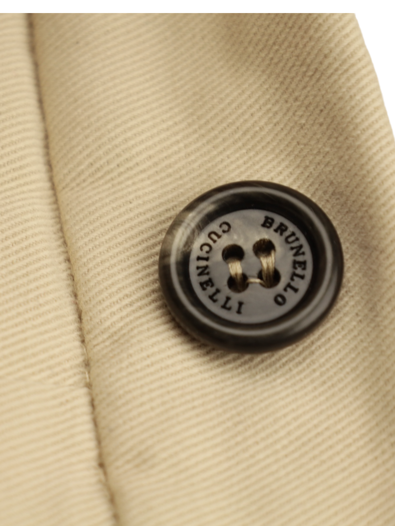 Brunello Cucinelli Beige Cotton Leisure Fit Chino