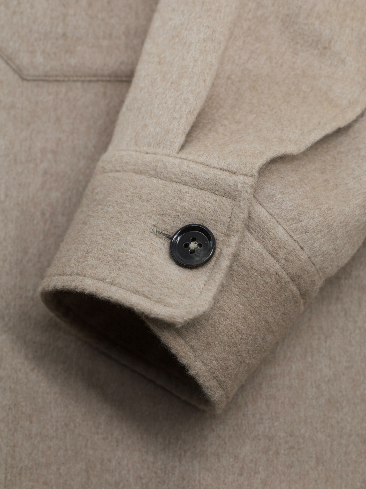 Ermenegildo Zegna Light Brown Oasi Cashmere Alba Overshirt