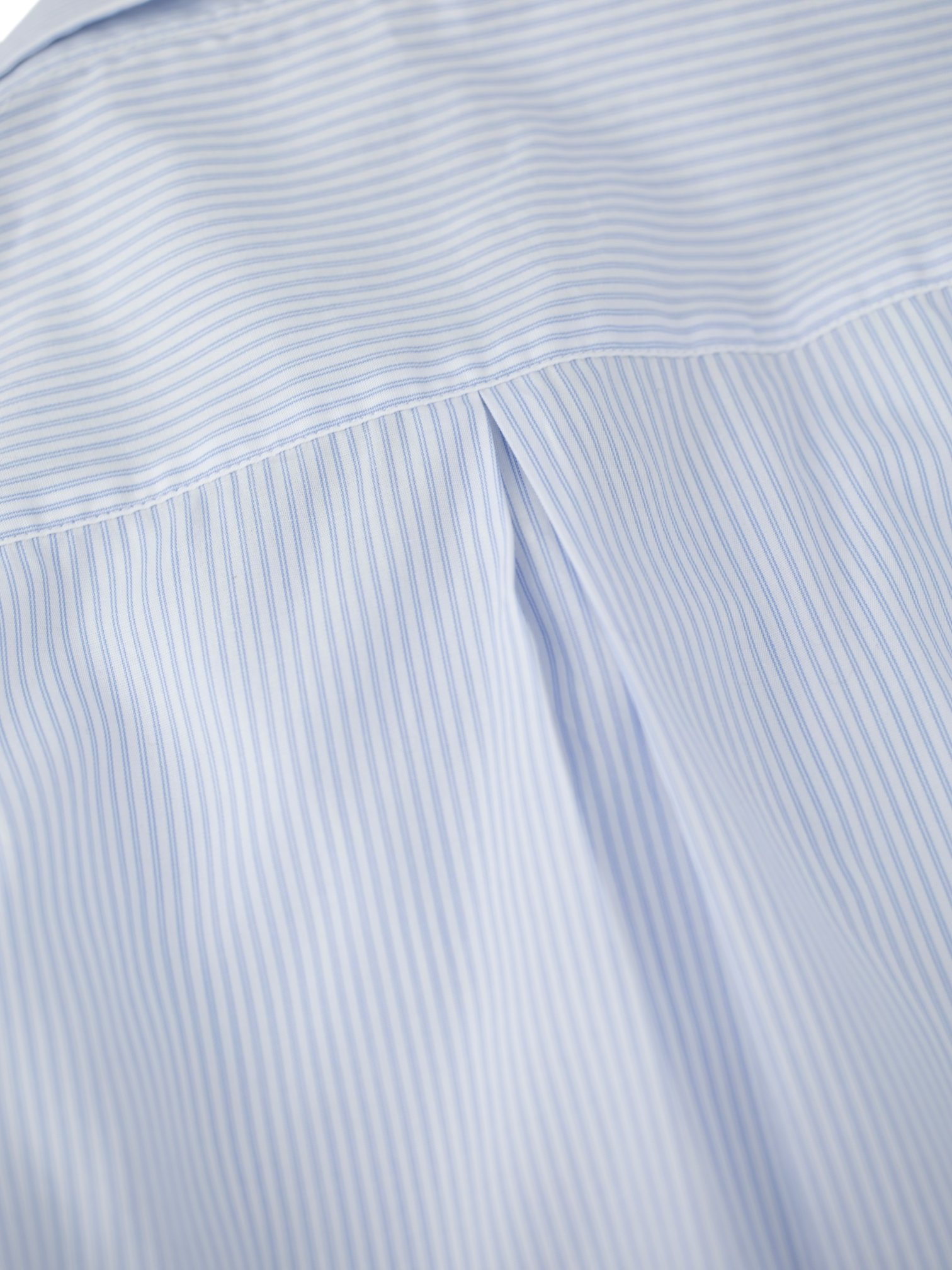 Brunello Cucinelli Light Blue Slim-Fit Pinstripe Button-Down Shirt