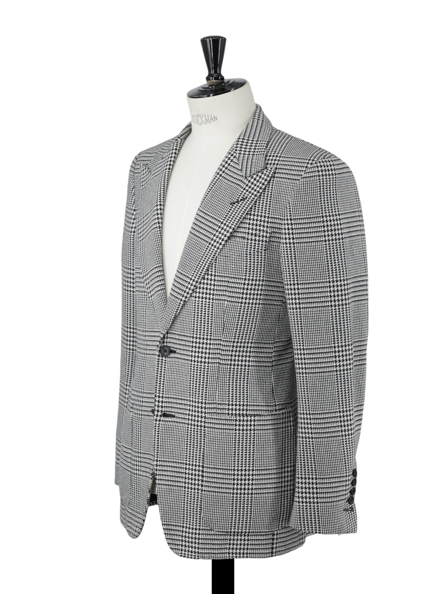 Tom Ford Black & White Cotton-Blend Iconic Prince-of-Wales Windsor Jacket