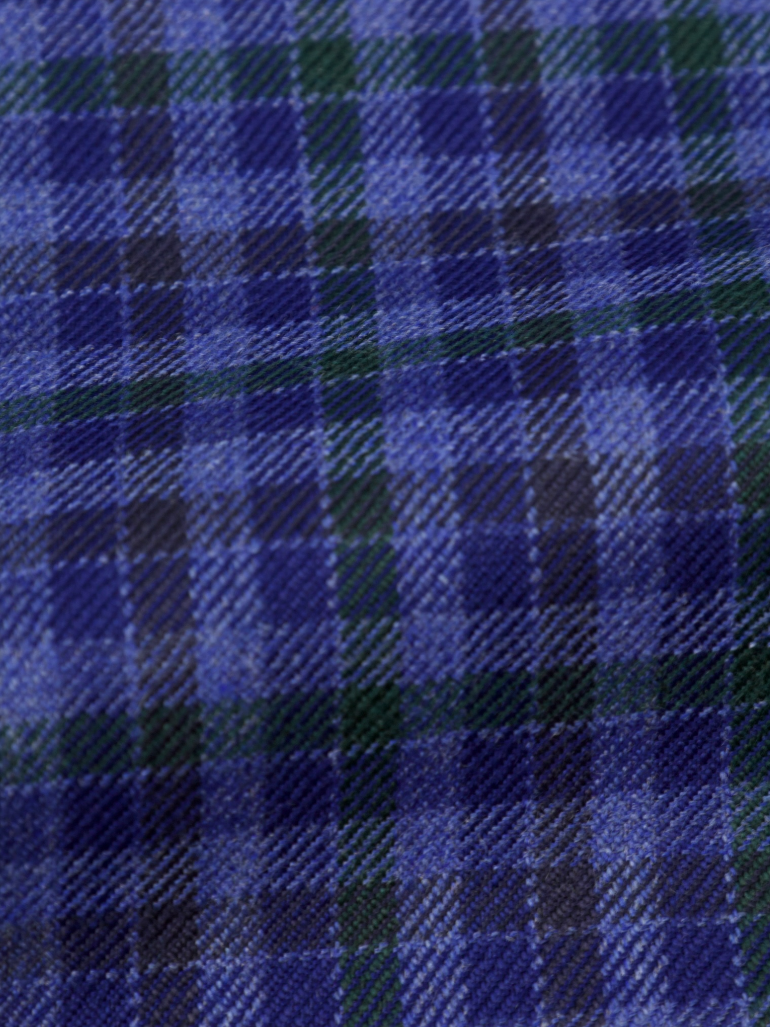 Kiton Royal Blue Cashmere & Silk Gingham ‘Lasa’ Jacket