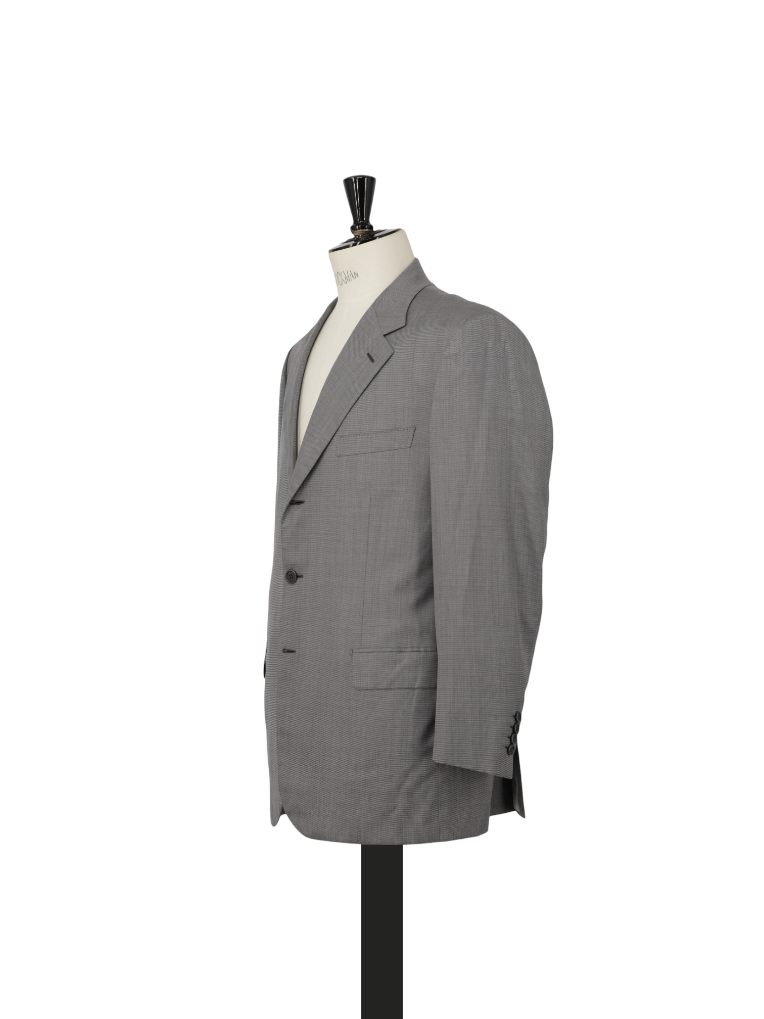 Brioni Light Grey Wool & Silk Pinpoint Senato Suit