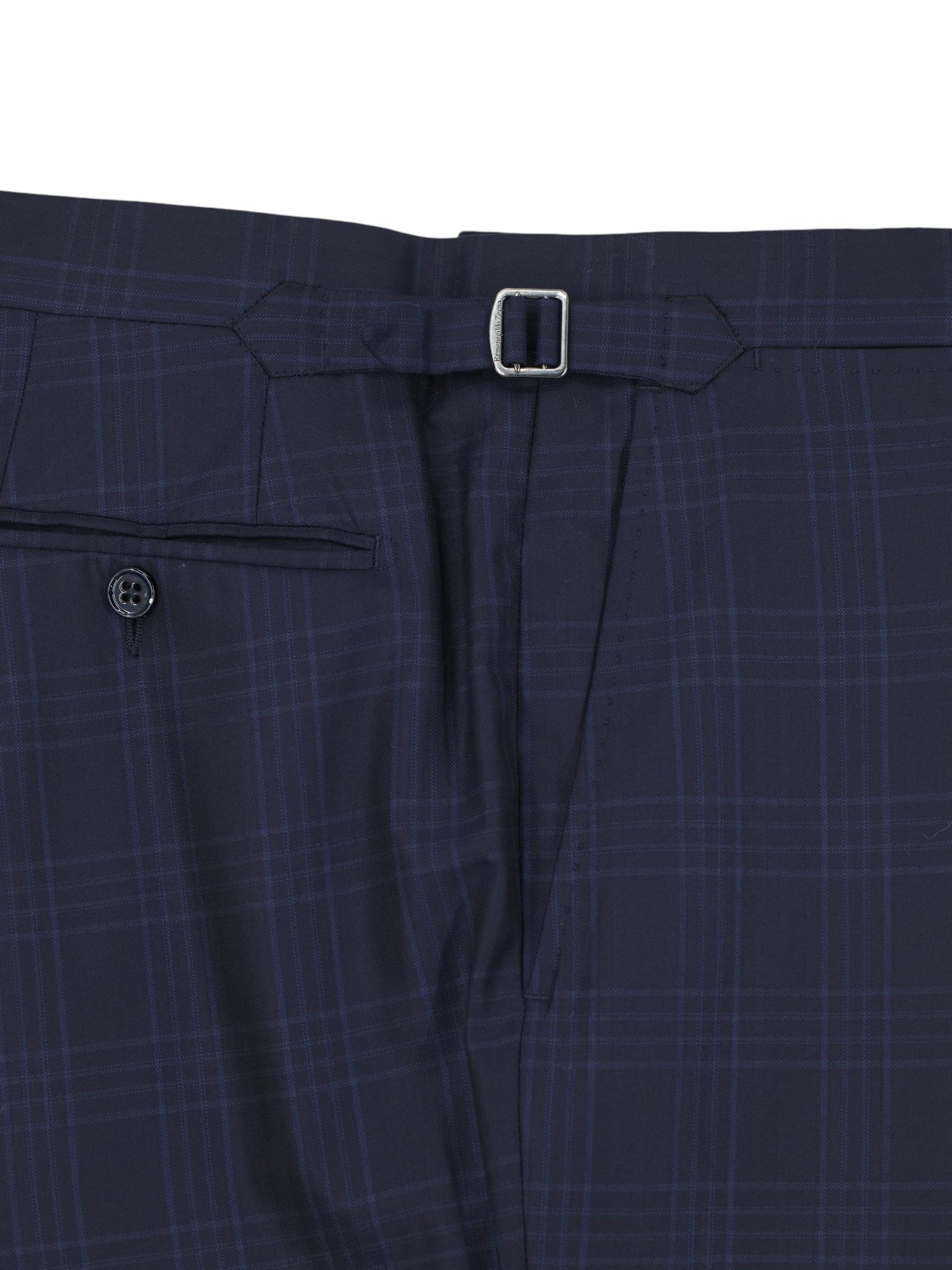 Ermenegildo Zegna Dark Blue 12milmil12 Checkered Mila Suit