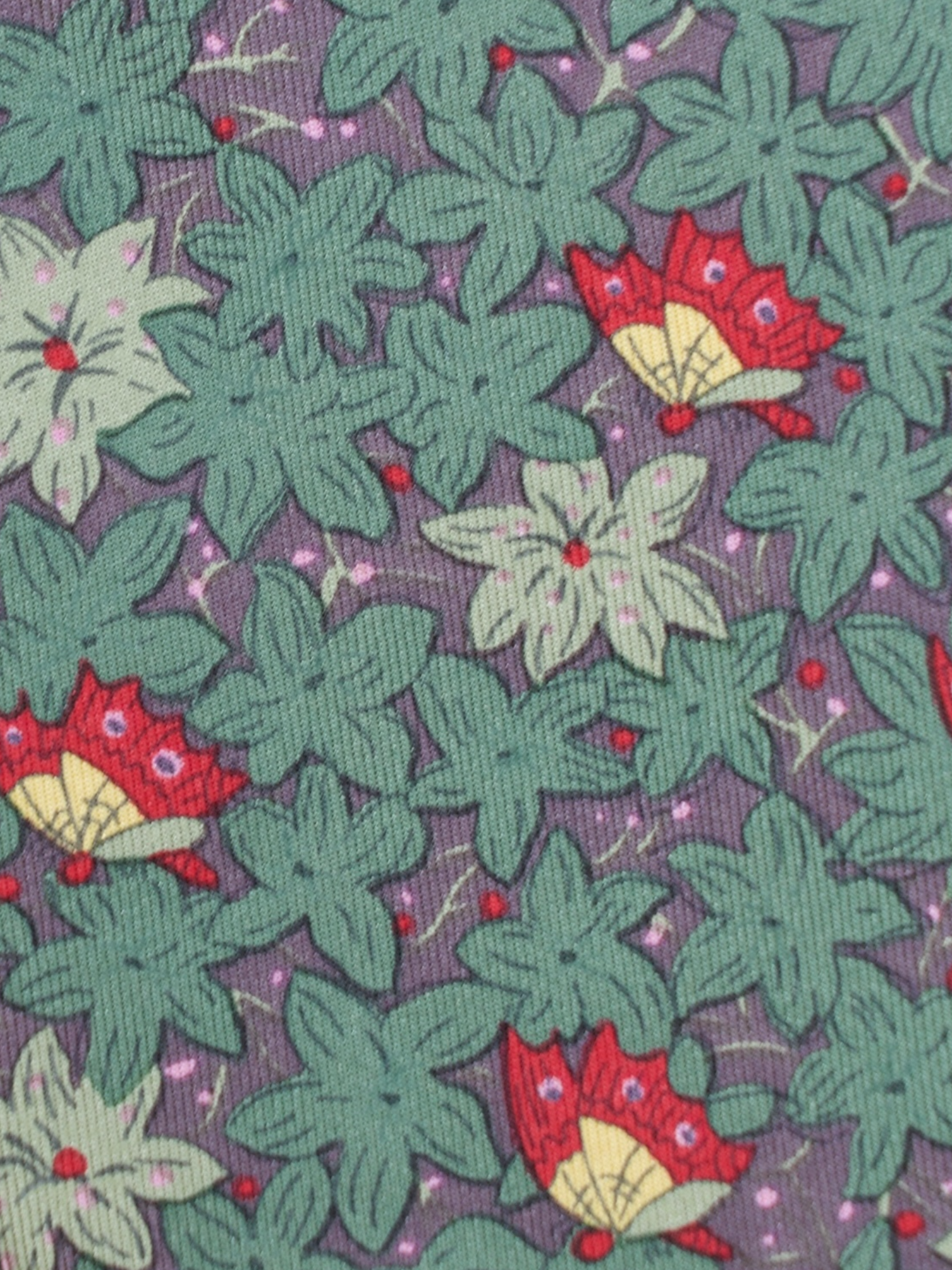 Hermès Grey & Green Silk Butterfly Pattern Tie