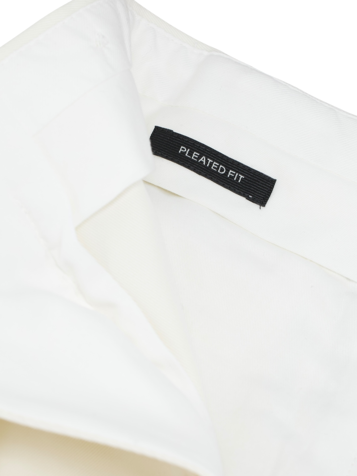 Ermenegildo Zegna Offwhite Cotton & Wool Twill Double-Pleated Trousers