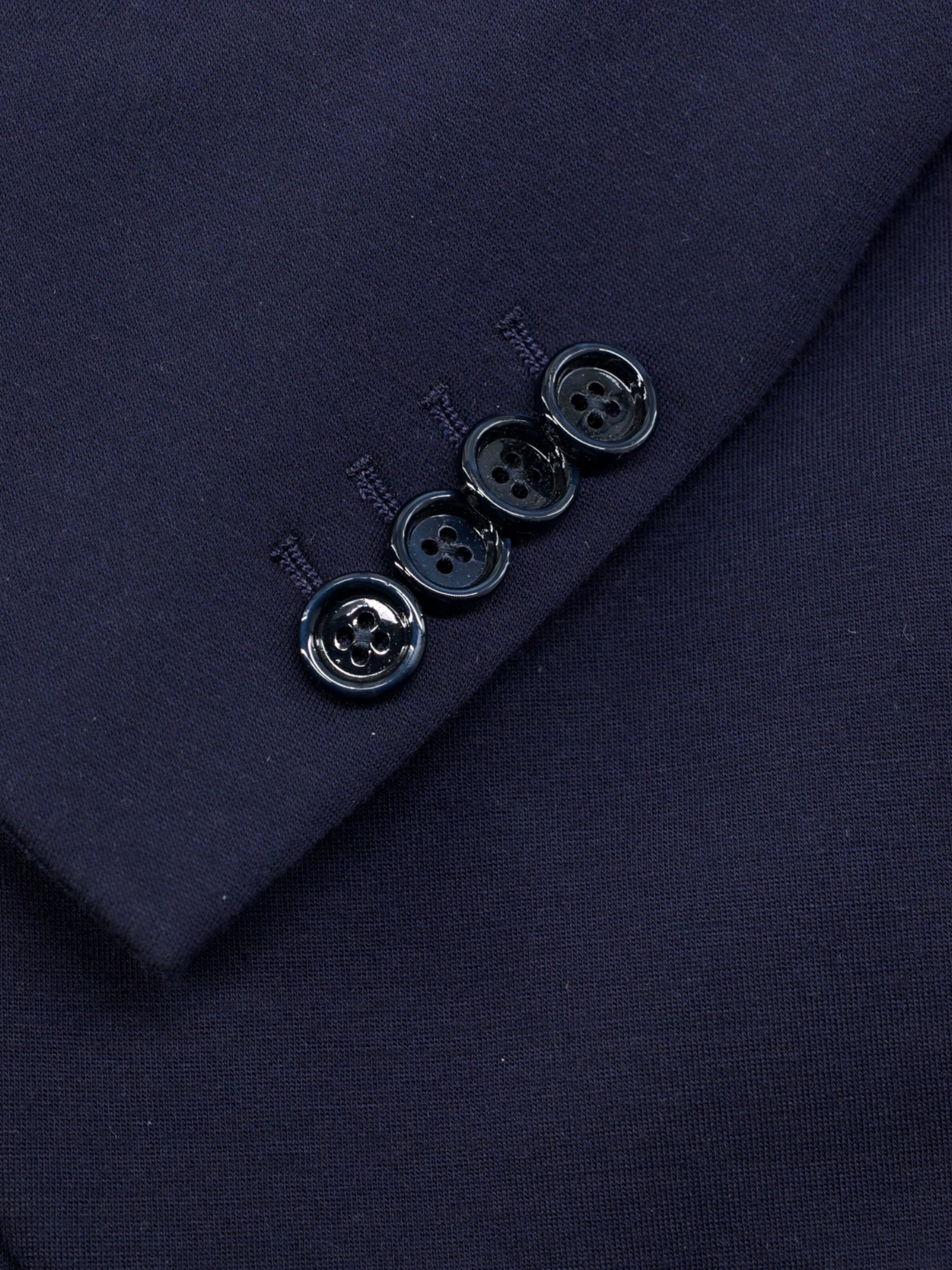 Lardini Navy Super 170's "Wish" & Stretch Knitted Jacket