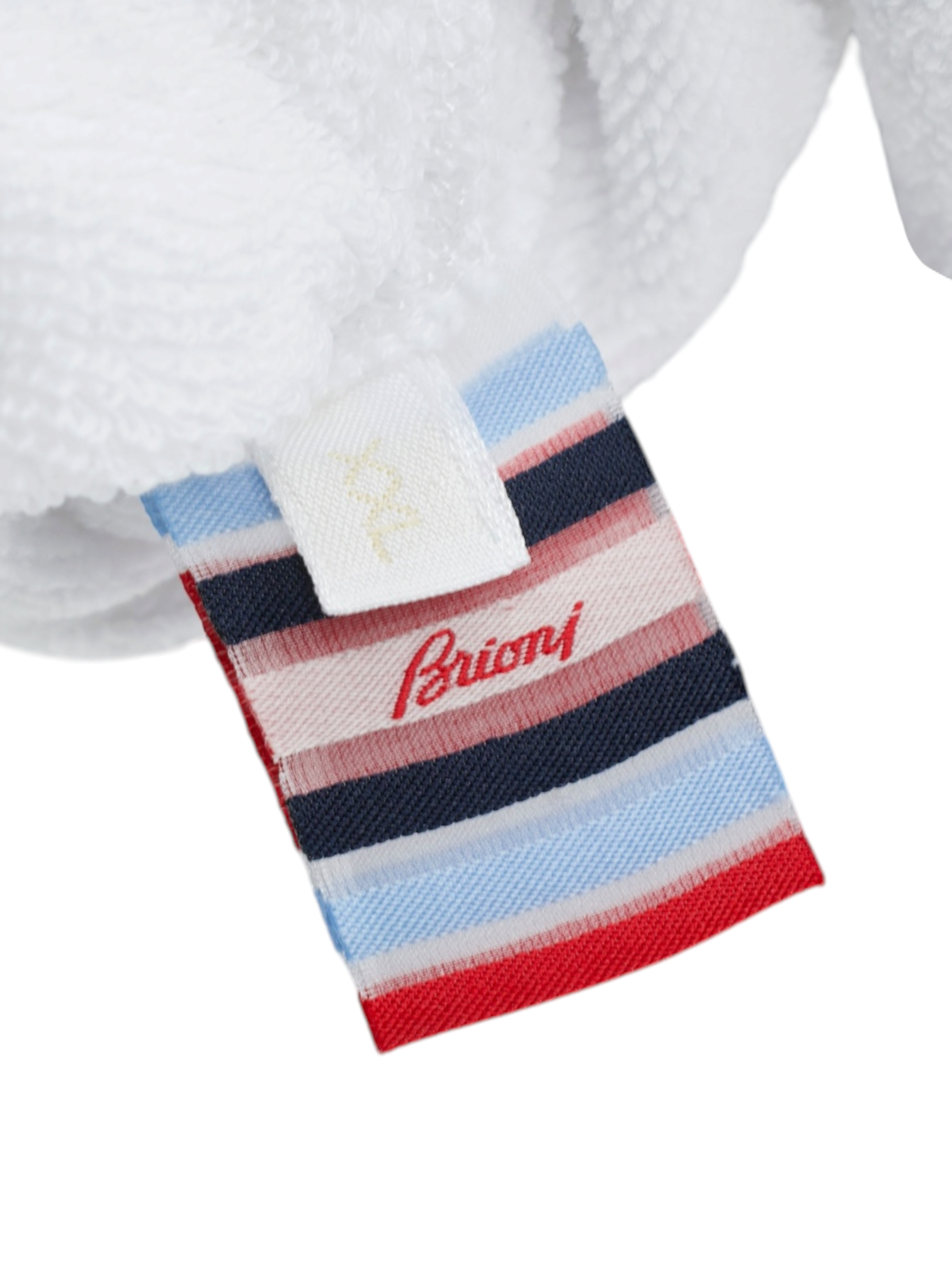 Brioni White Cotton Terry Towelling Flâneur Jacket