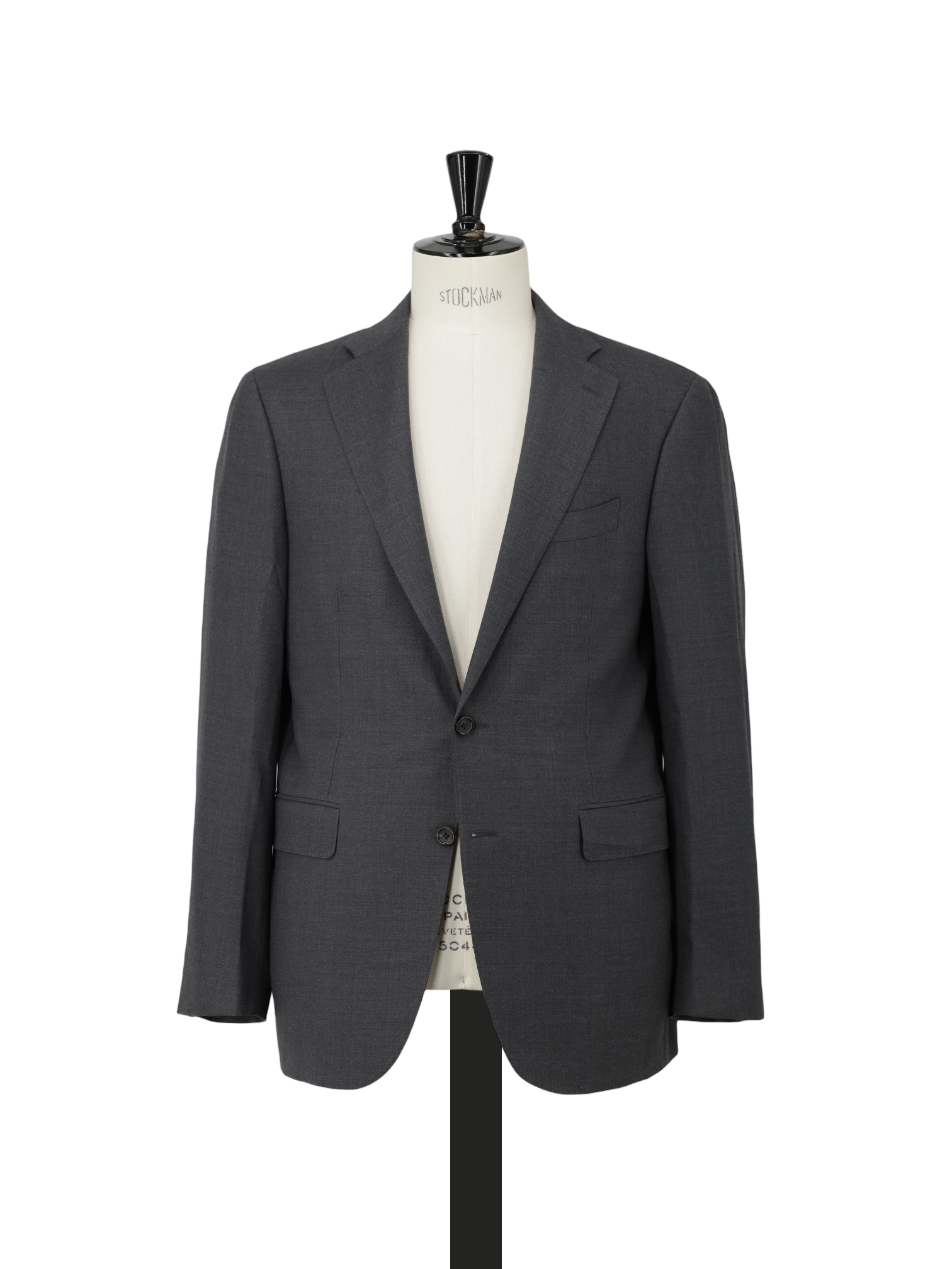 Canali Dark Grey "Impeccabile" Wool Twill Suit