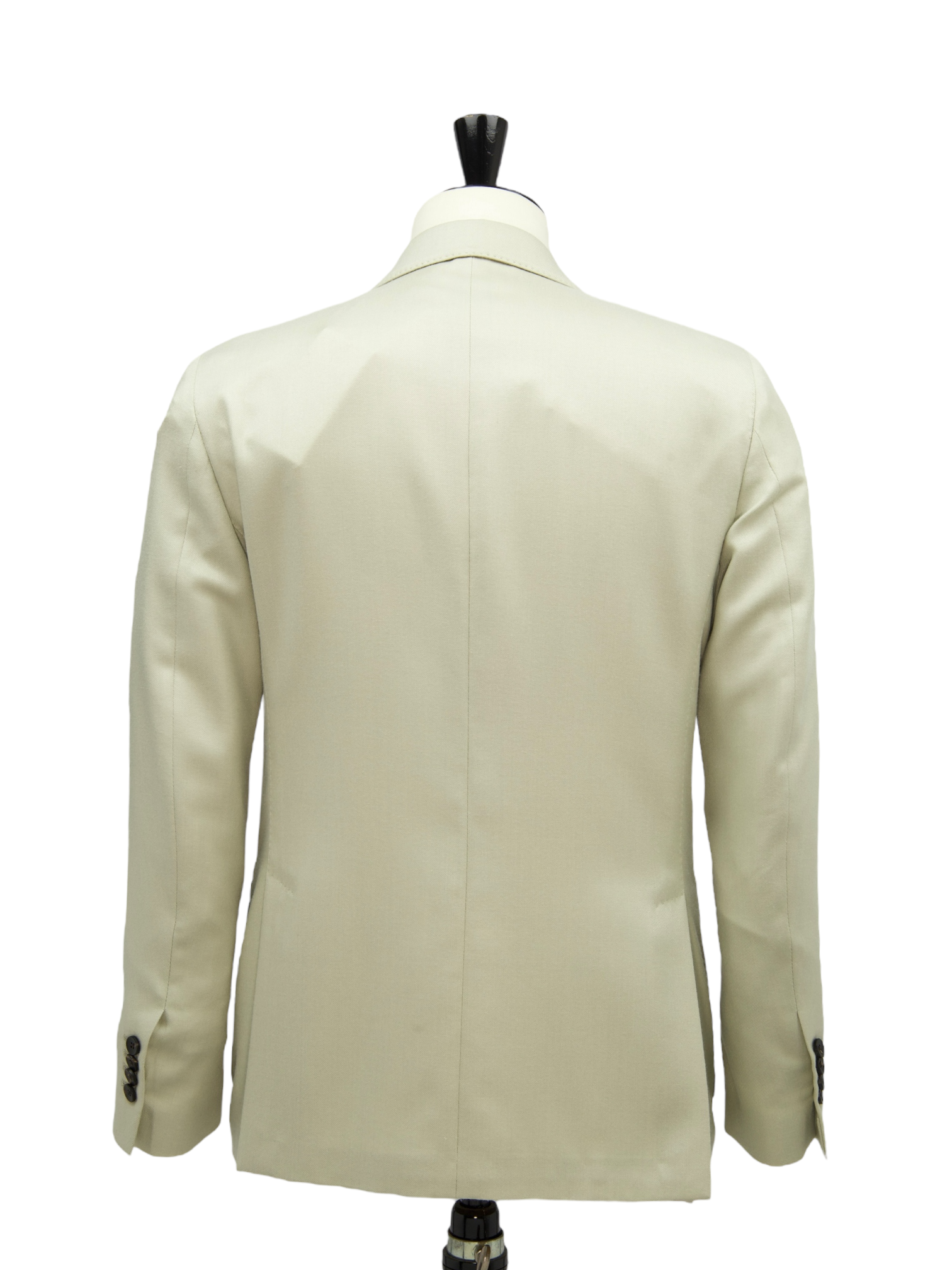 Lardini Sand Double Breasted Cashmere, Wool & Silk Jacket