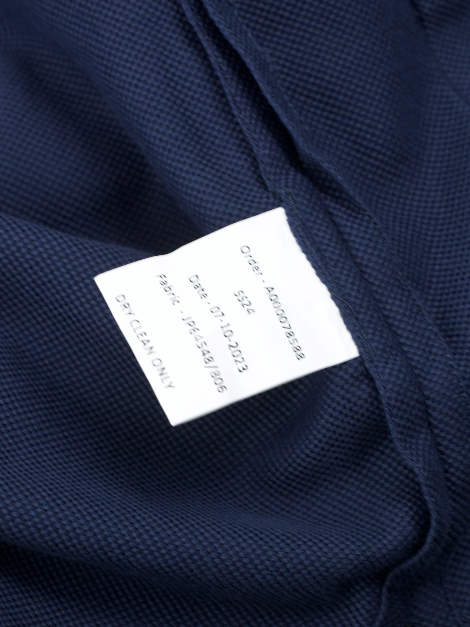 100 Hand Dark Blue Drago Cotton-Piqué Traveller Jacket