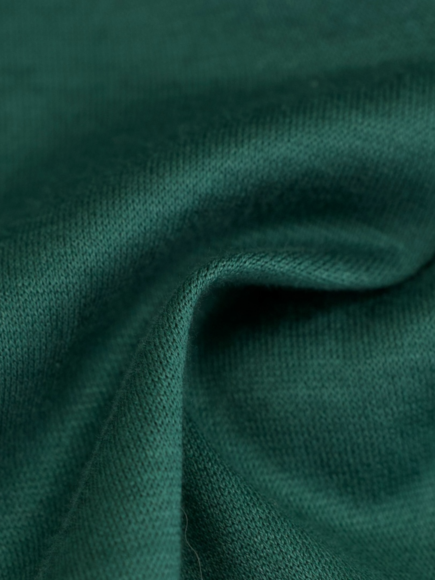 Fray Emerald Green Cotton Jersey-Knitted Shirt