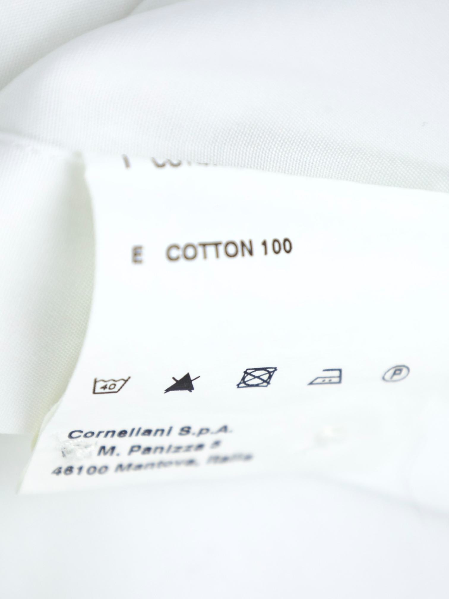 Corneliani White Wing-Collar Cotton Eveningwear Shirt