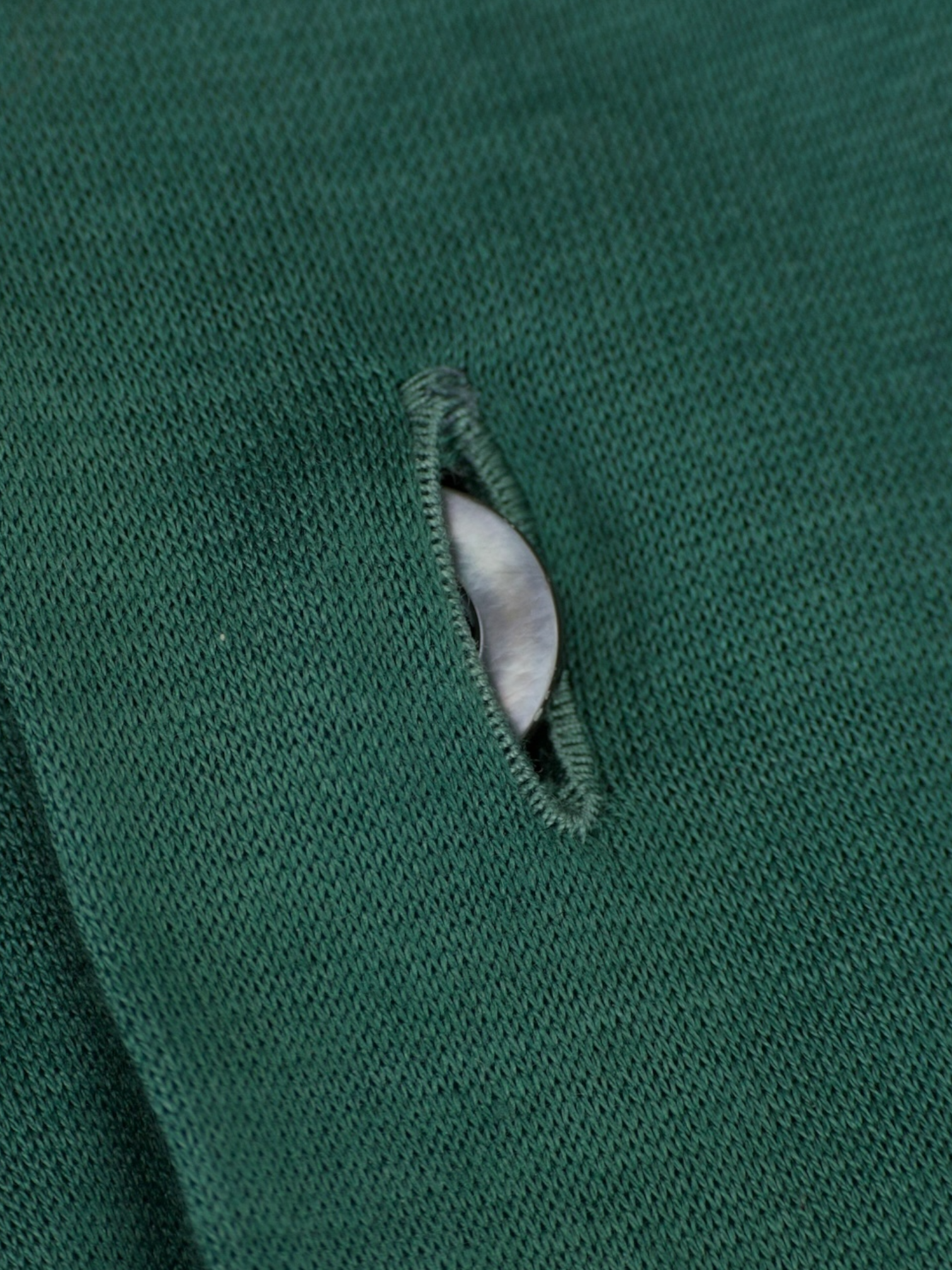 Fray Emerald Green Cotton Jersey-Knitted Shirt