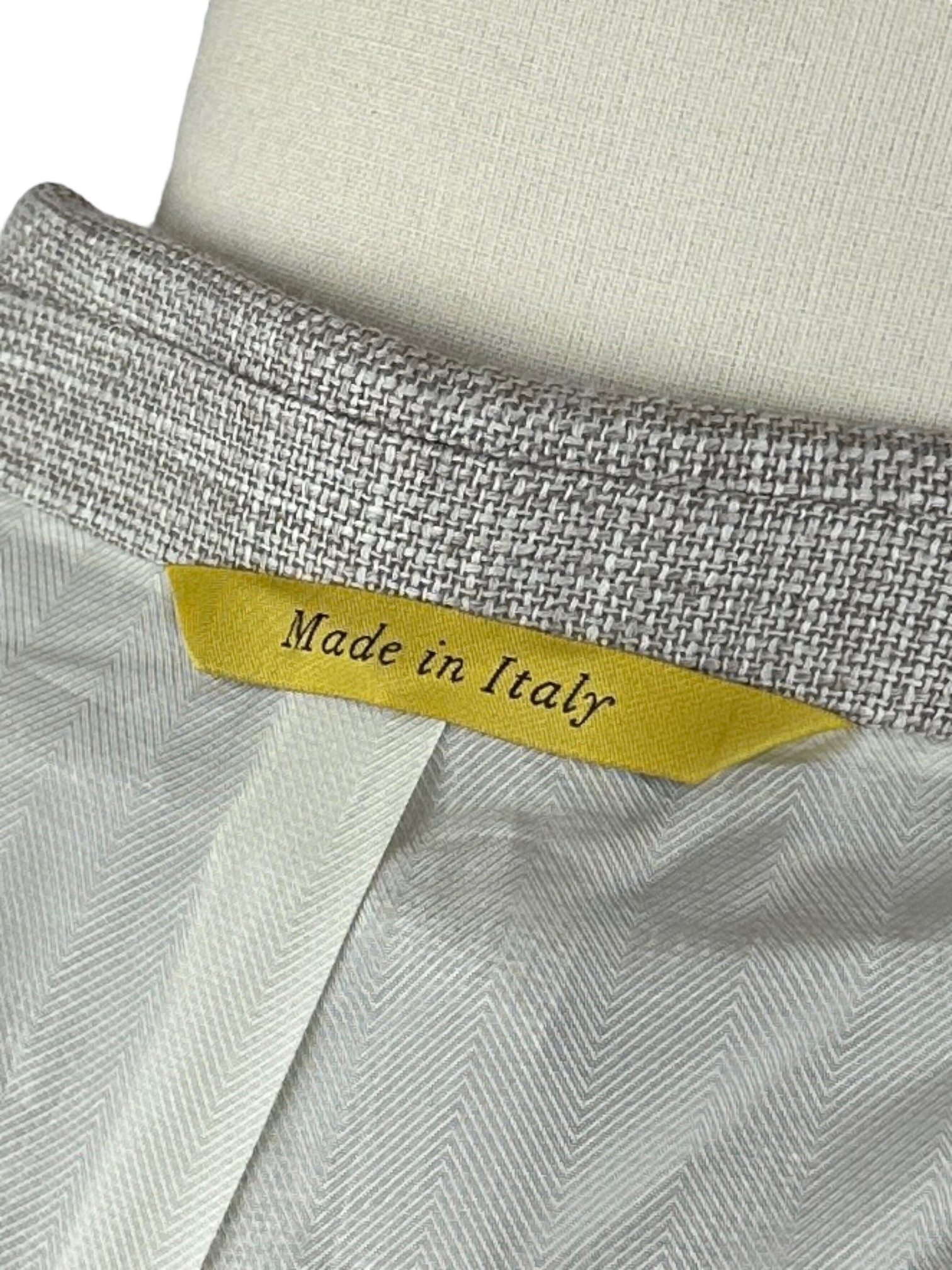 Canali Sand Wool, Linen & Silk Jacket