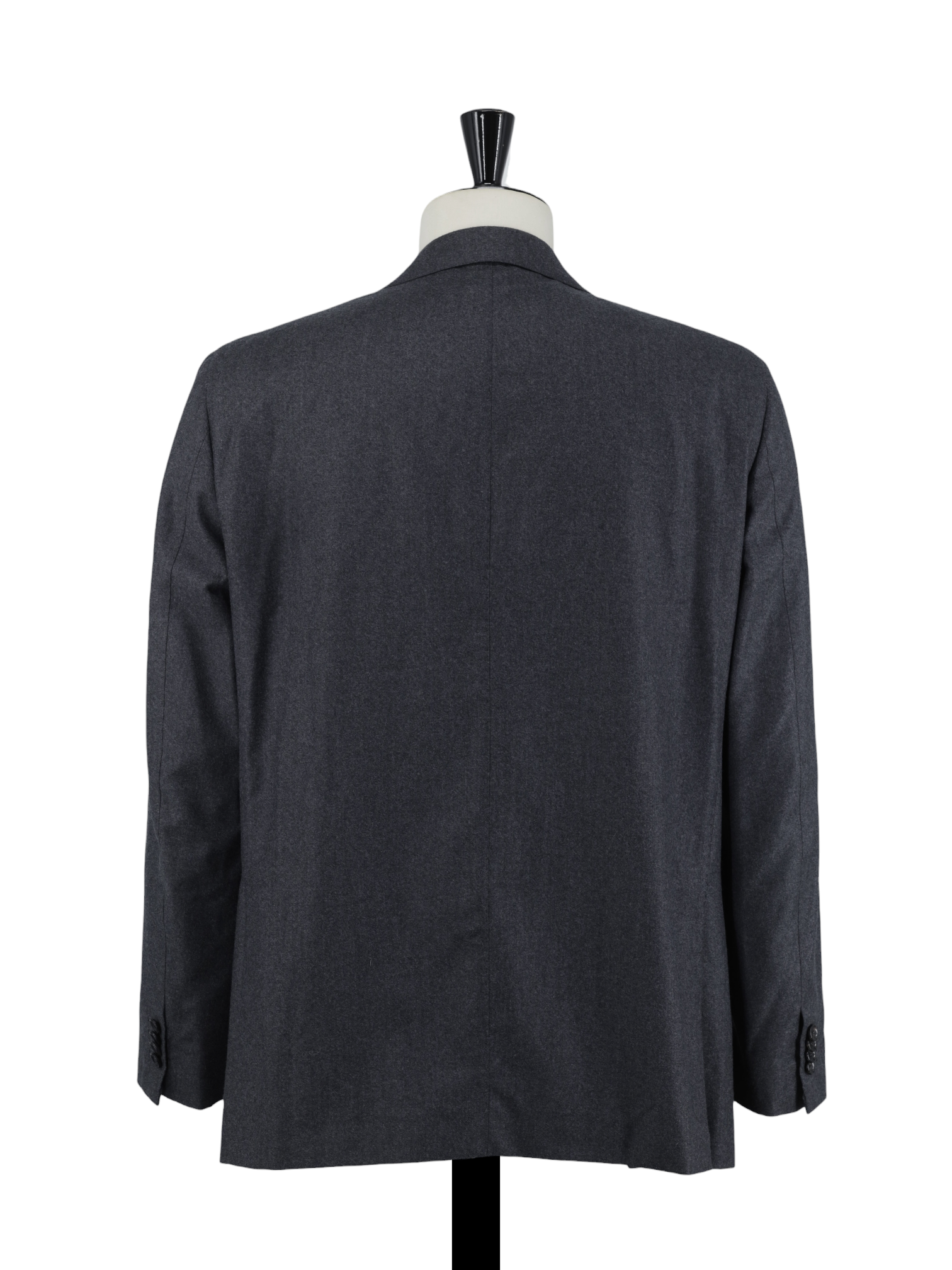 Caruso Grey Super 150's Wool-Flannel Jacket