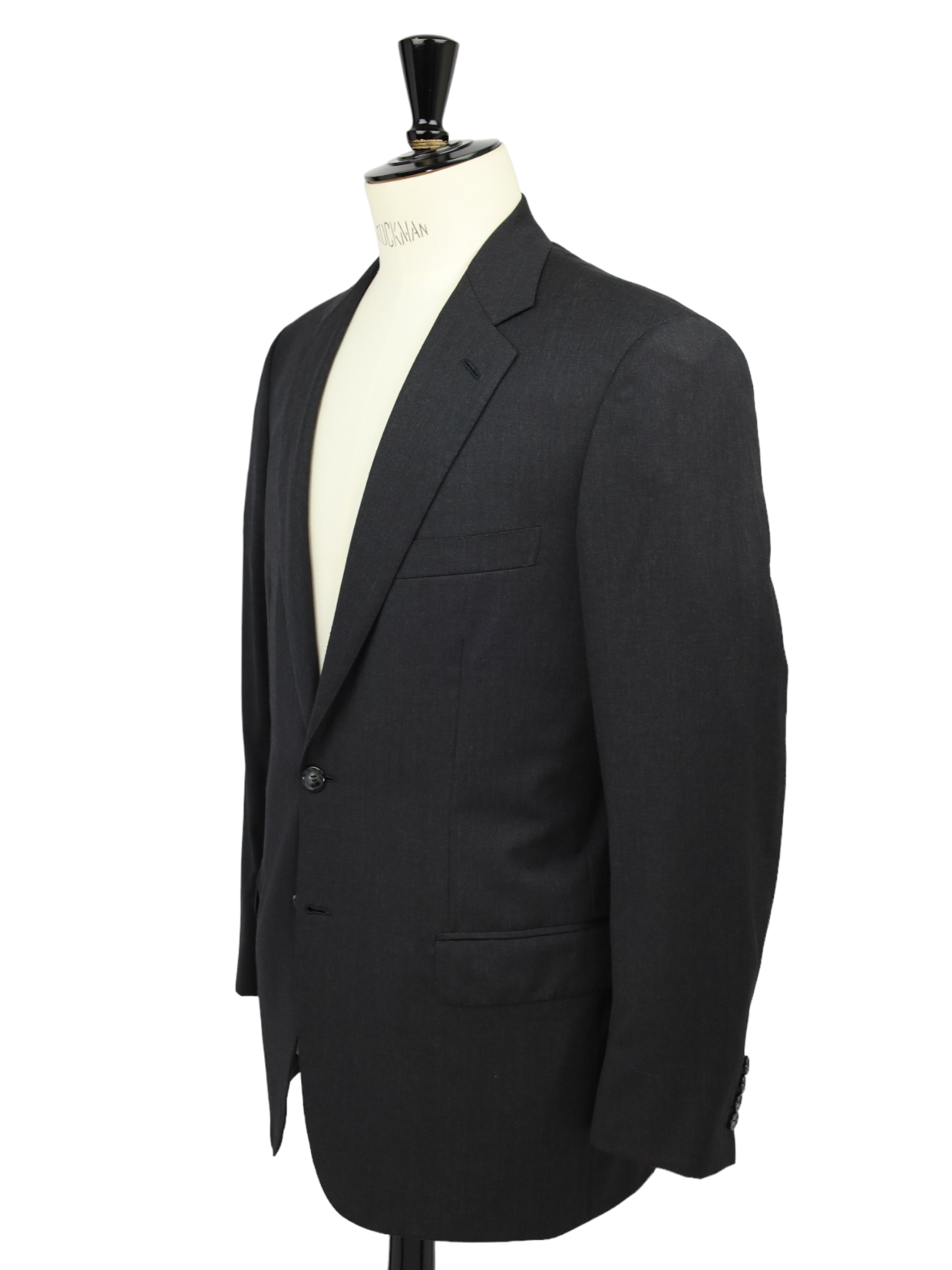 Brioni Anthracite Super 150's Parlamento Jacket