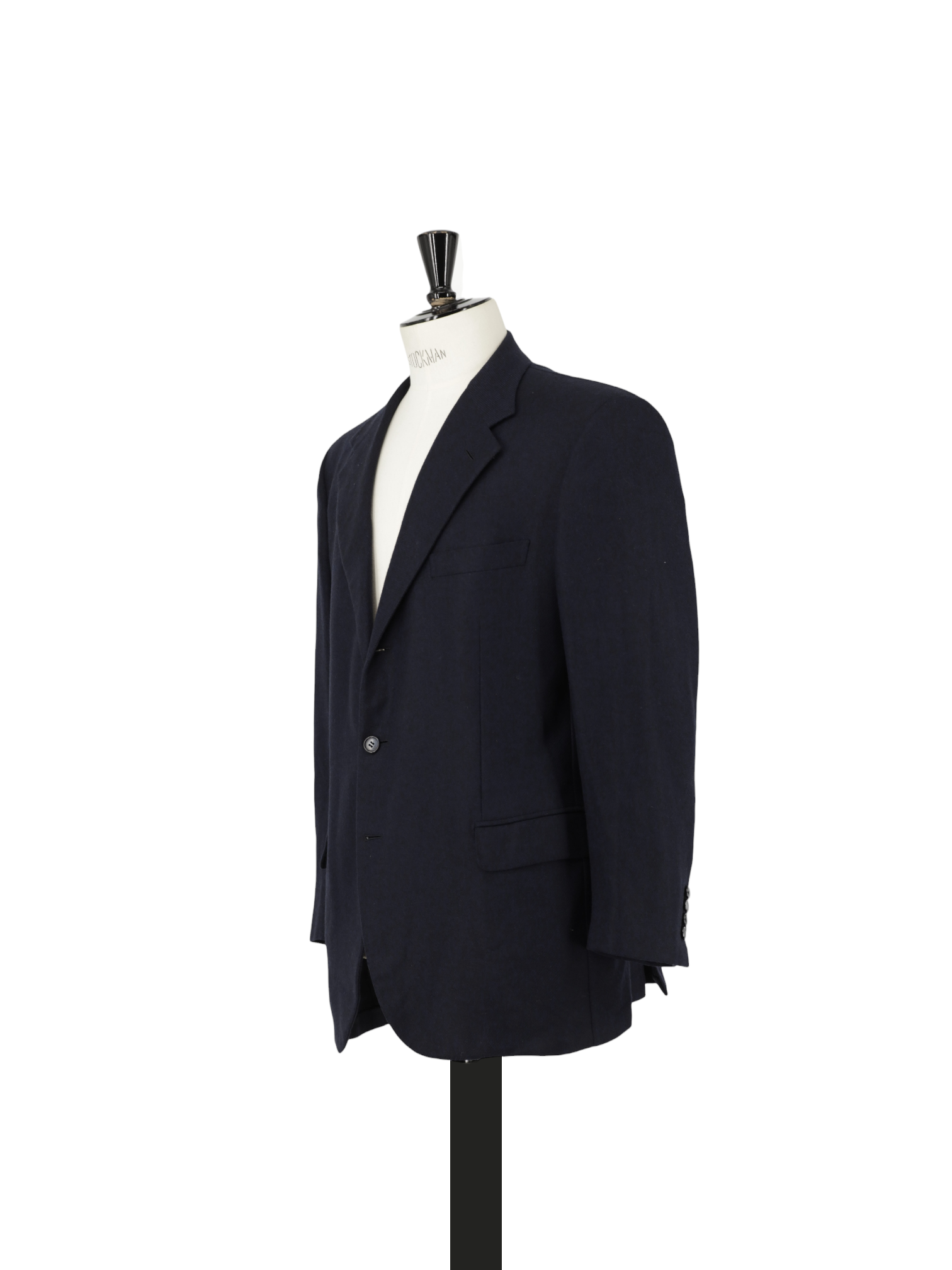 Brioni Navy Wool & Cashmere Heavyweight Twill Senato Jacket