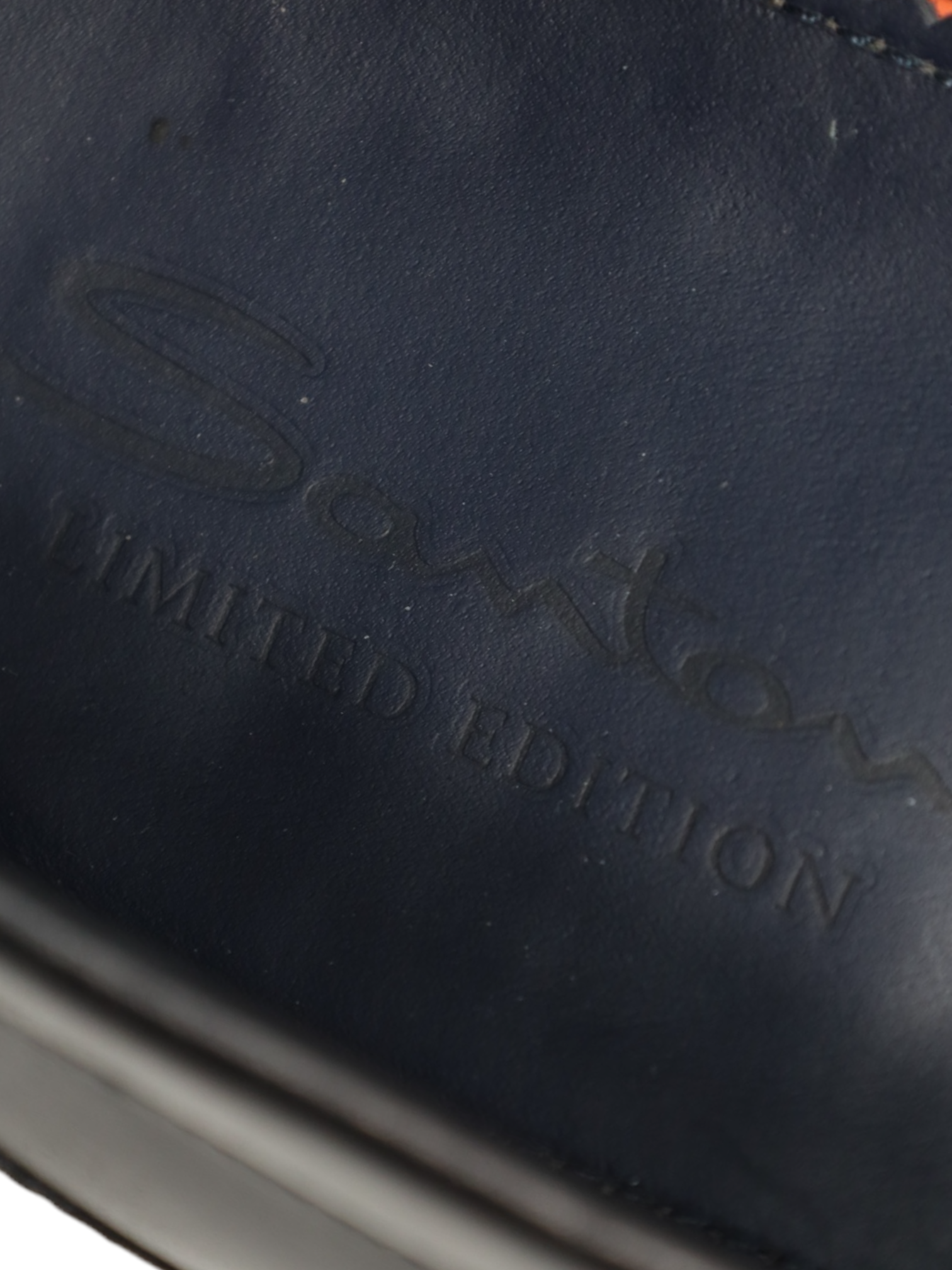 Santoni Black Limited Edition Penny Loafer