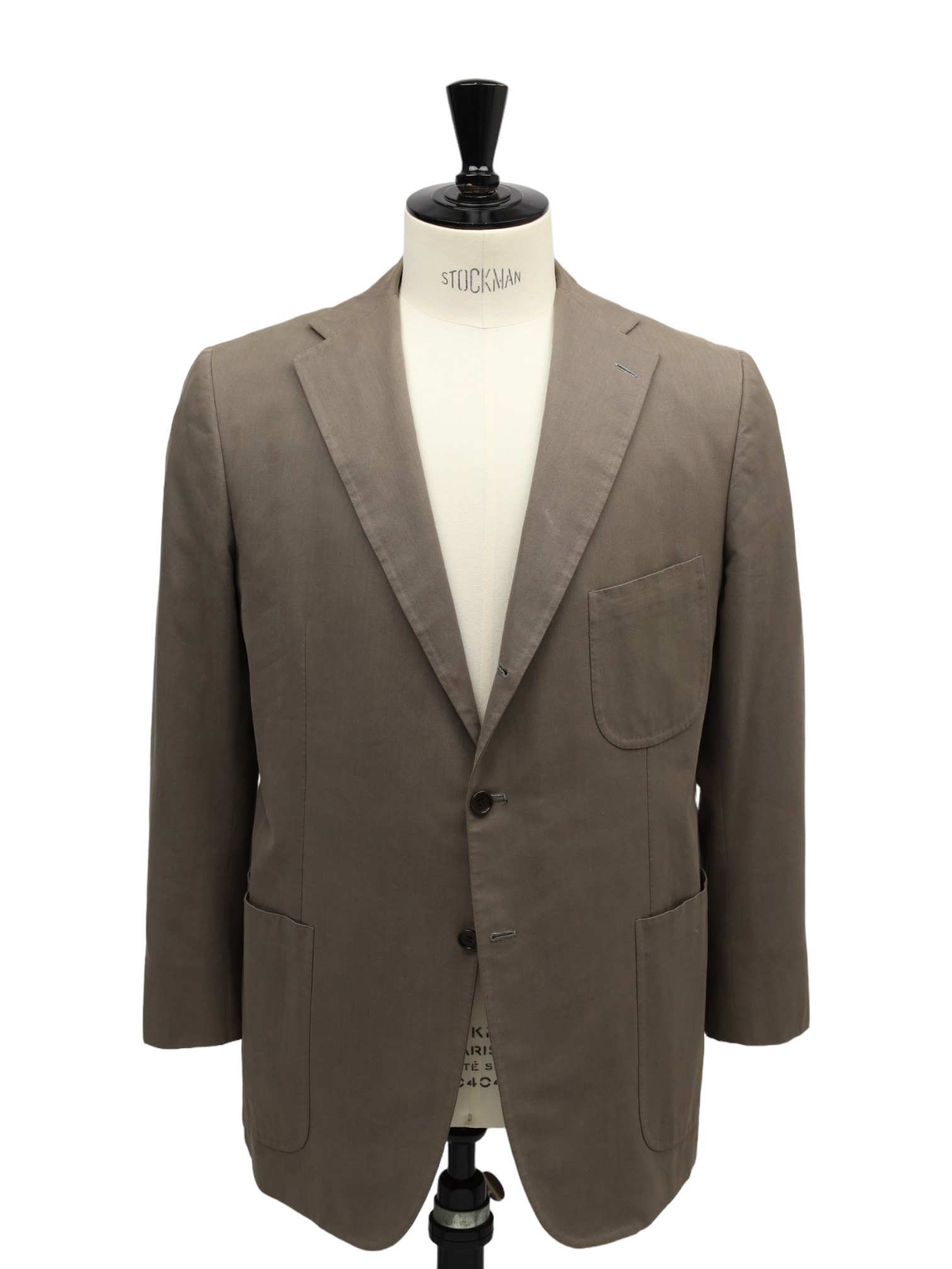 Kiton Brown Cotton Summer Suit