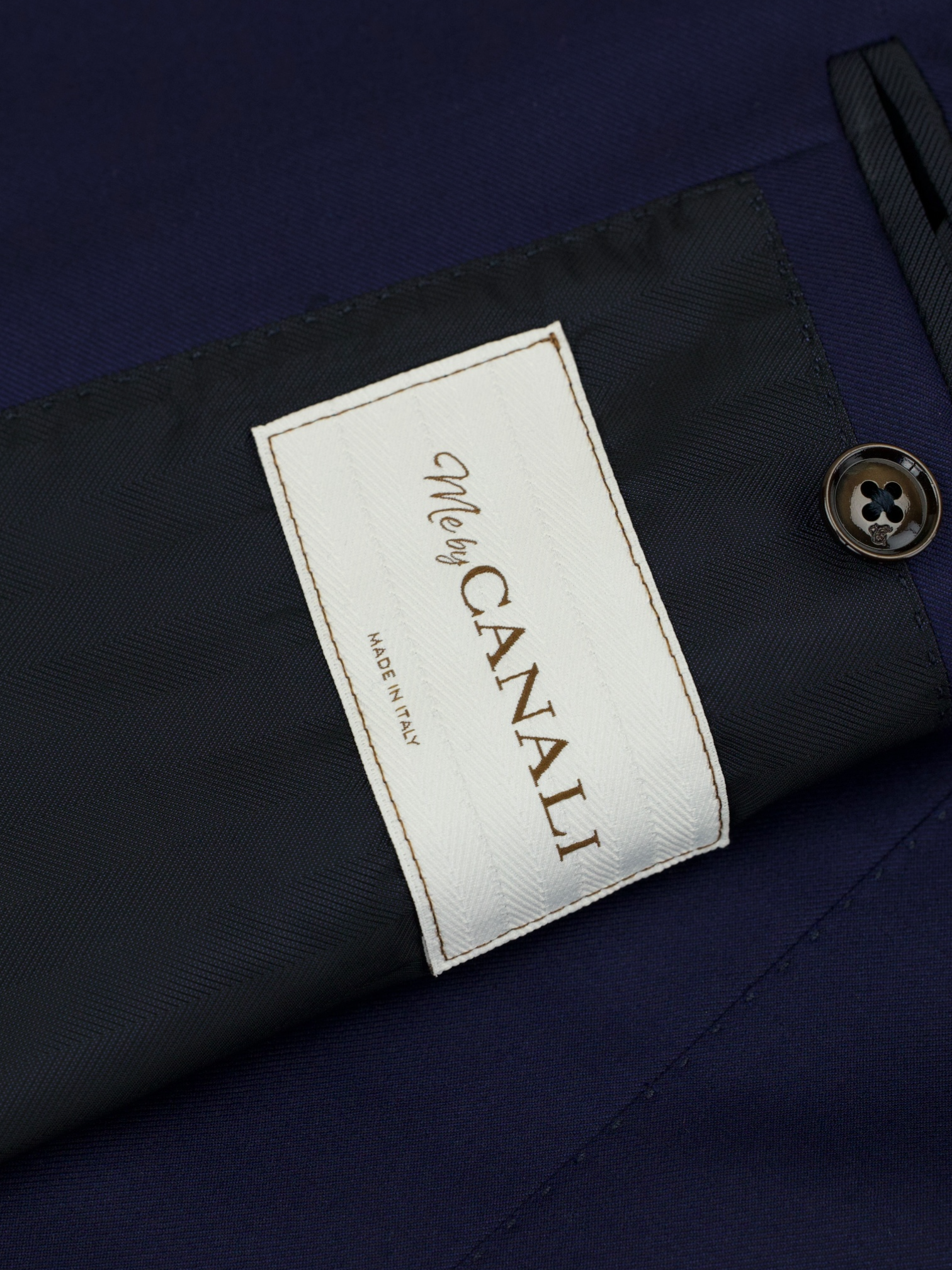 Canali Bright-Blue Super 150's Twill Suit + Extra Trousers