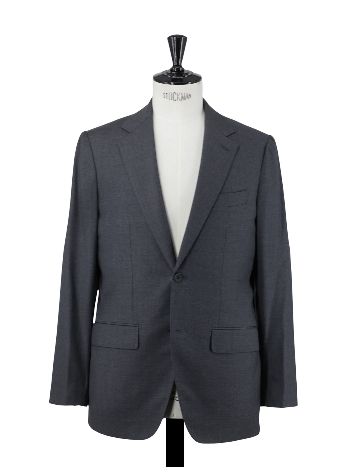 Corneliani Grey Fine-Wool Single-Breasted Twill Suit