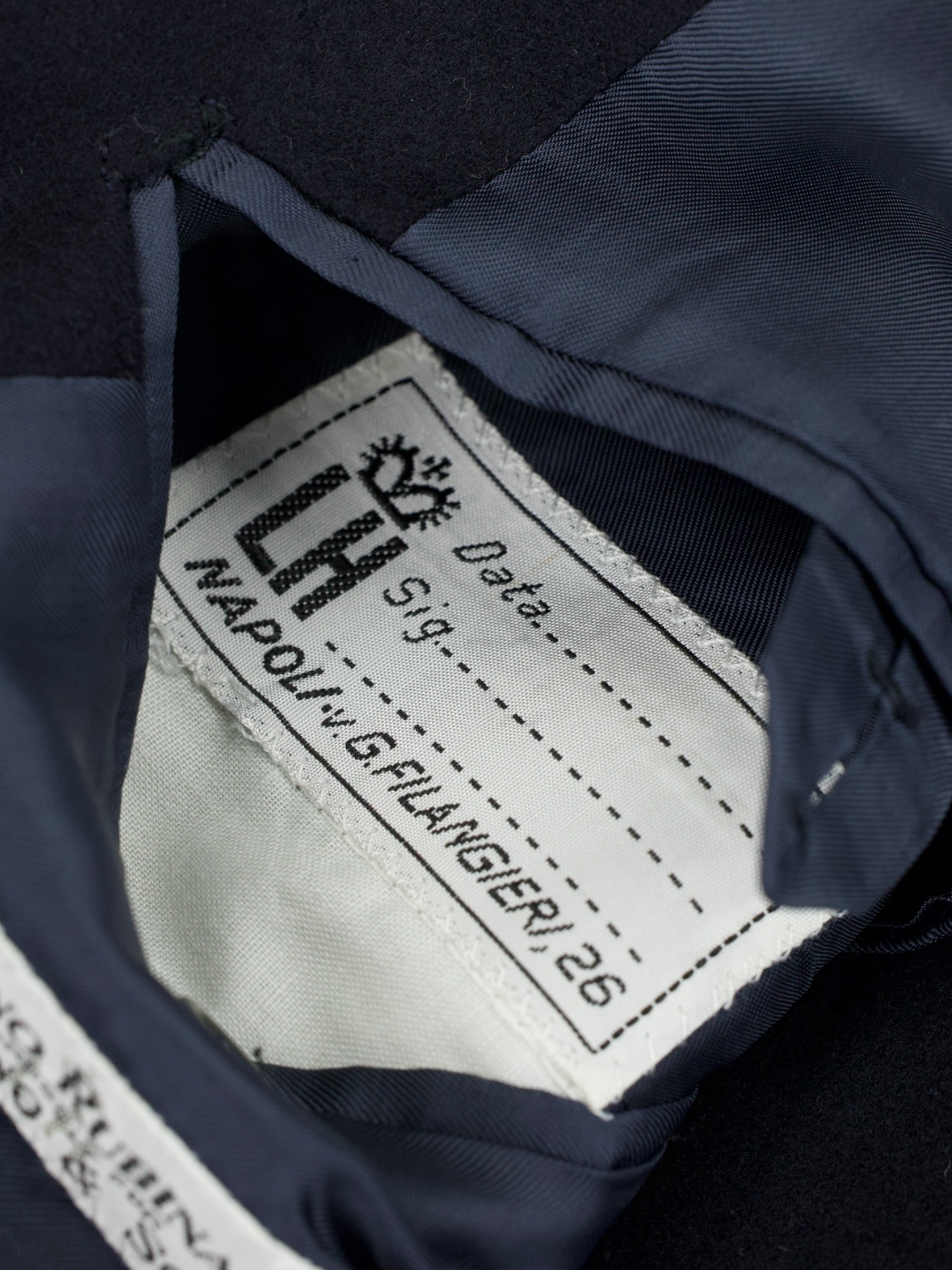 Rubinacci Navy Double Breasted Wool-Flannel Jacket