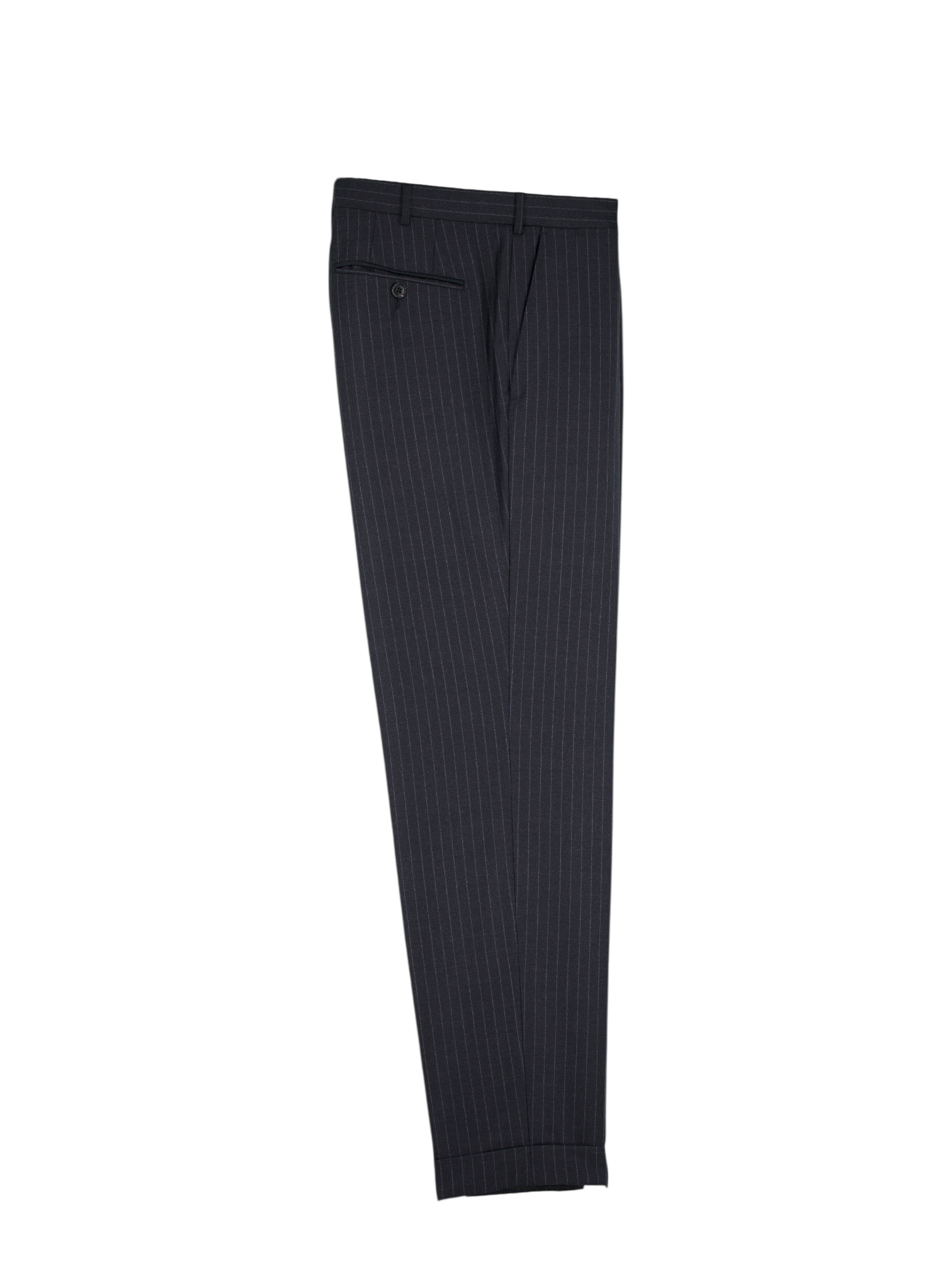 Ermenegildo Zegna Antracite Wool-Flannel Pinstripe Sartorial Suit