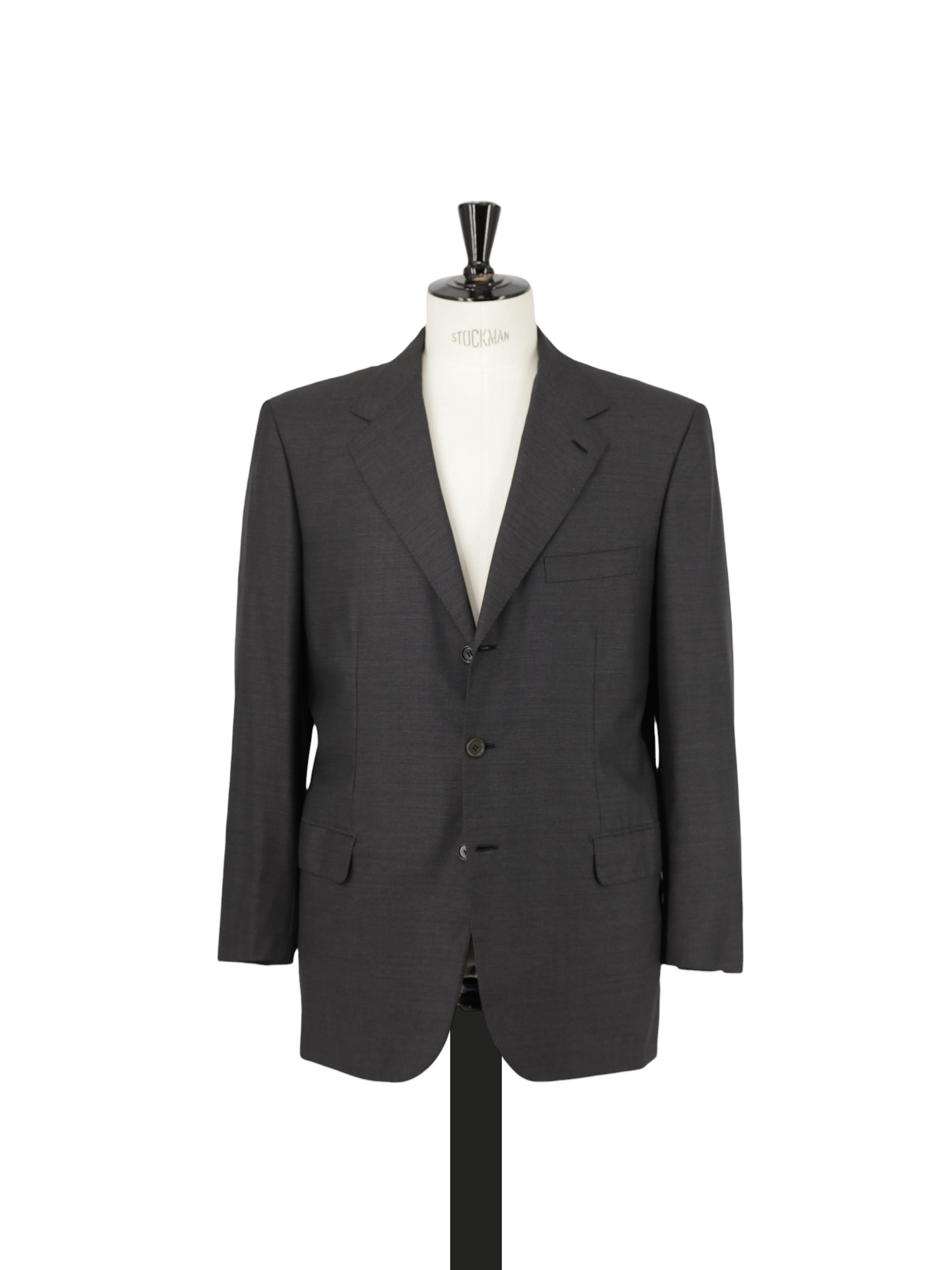 Brioni Dark Grey Wool & Silk Twill Senato Suit