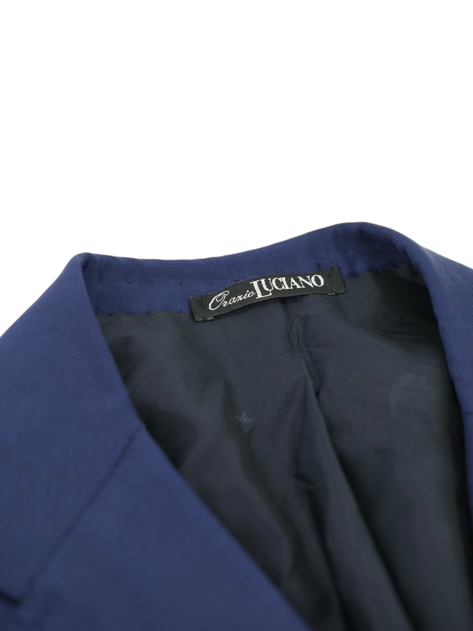 Orazio Luciano Bright Blue Wool Twill Jacket