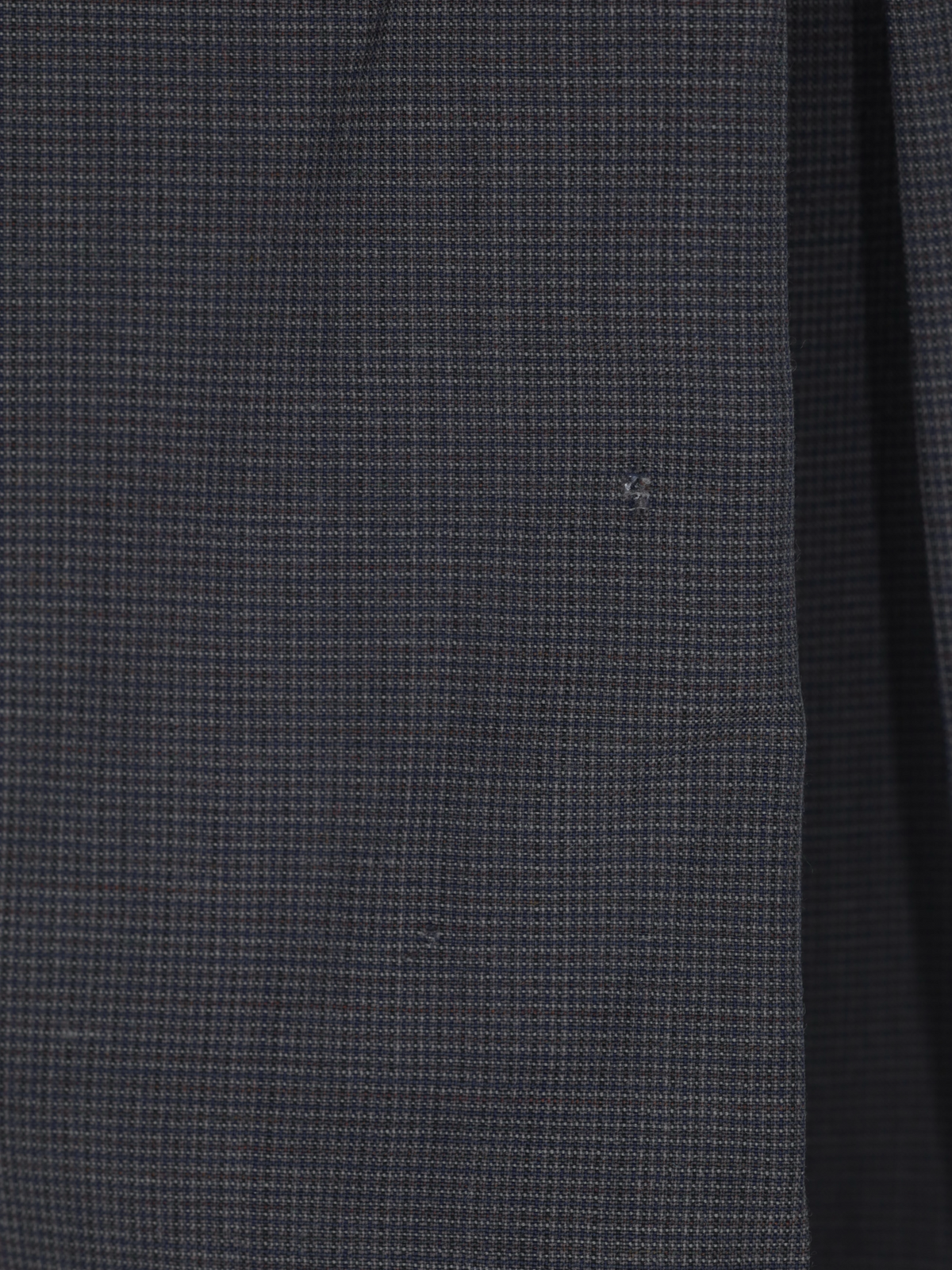 Kiton Dark Grey Fine-Wool Puppytooth Vintage Straight-Fit Suit