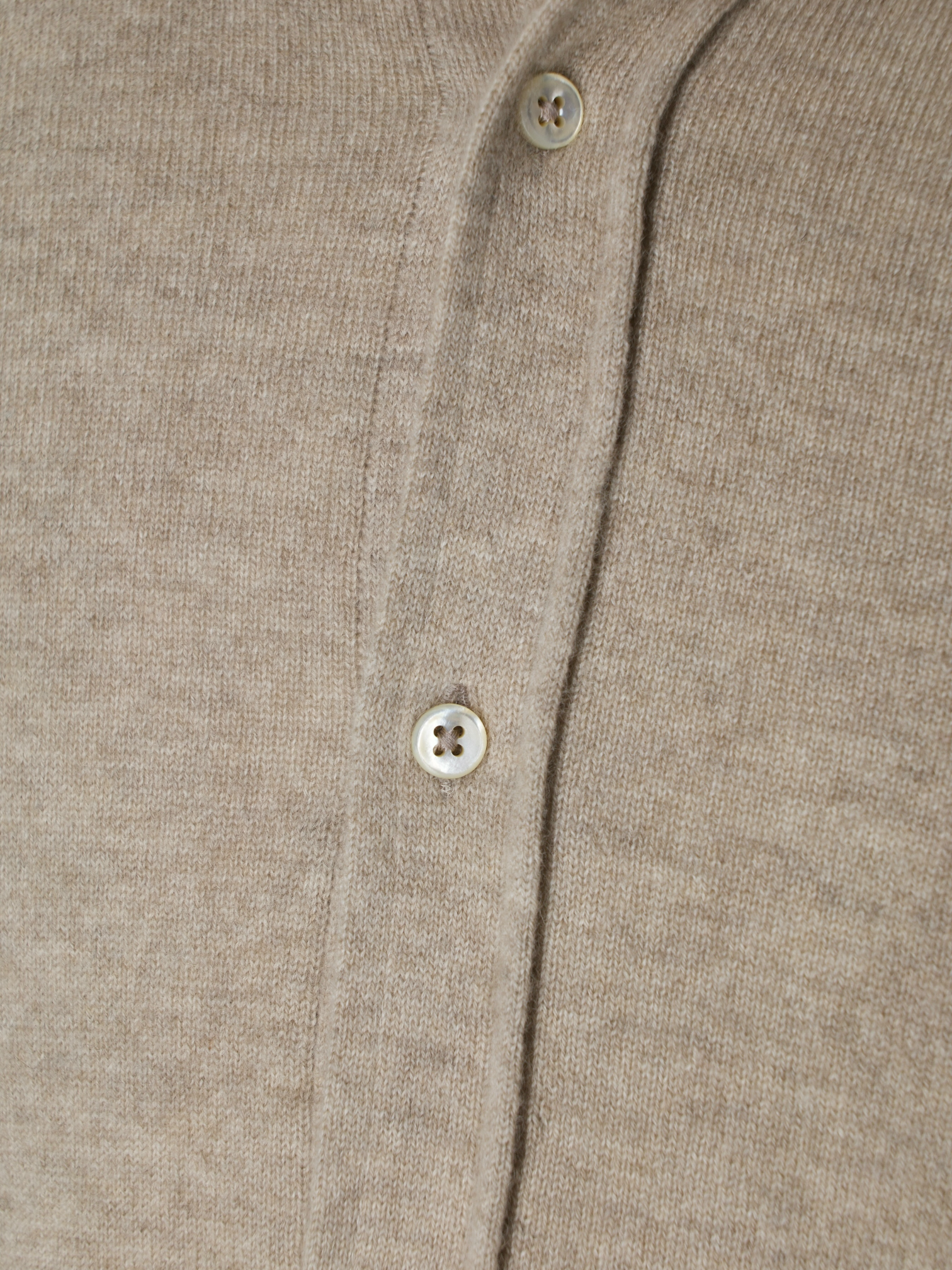 Fioroni Light Brown Pure Plushy-Cashmere Overshirt