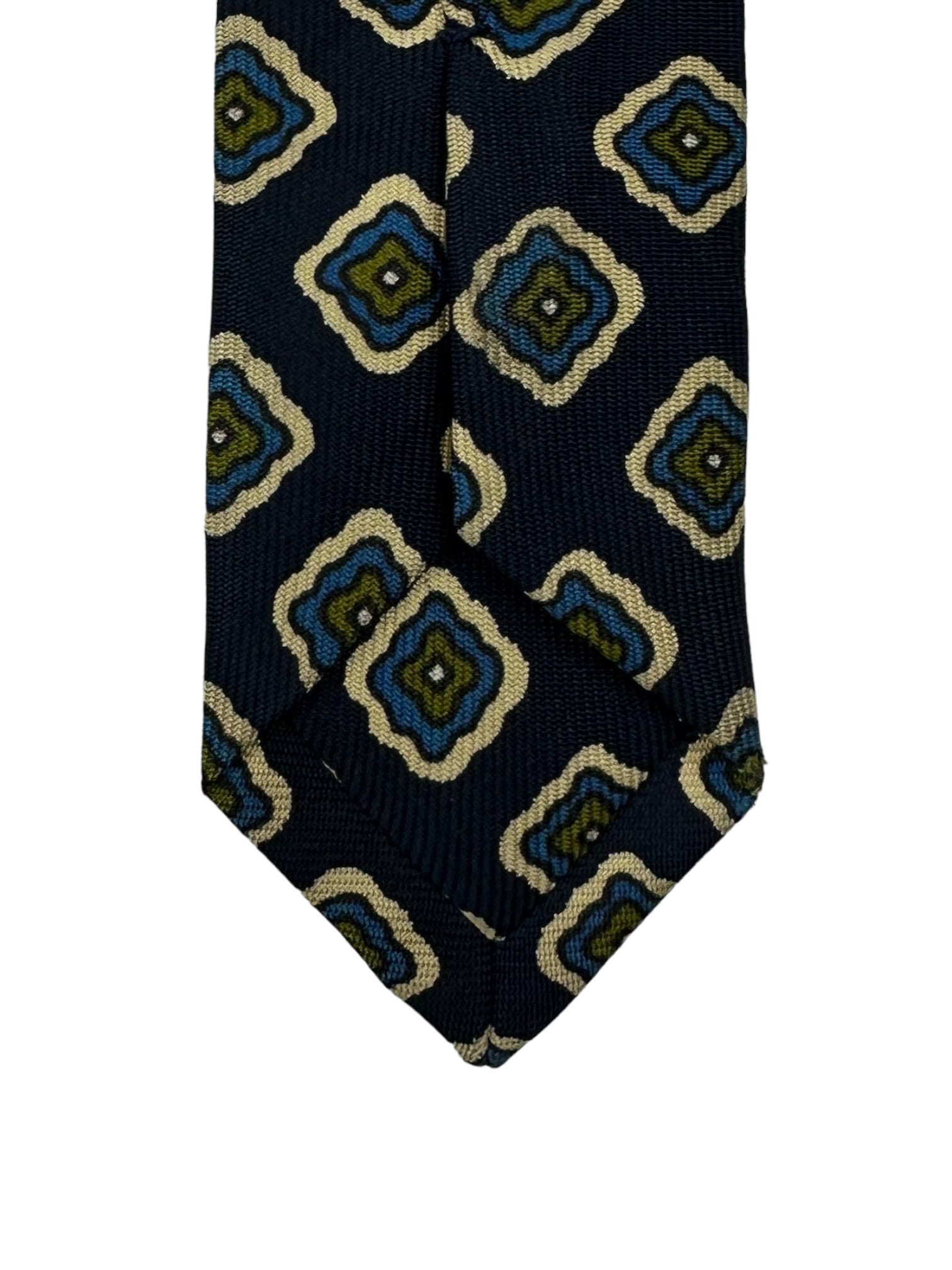 E.Marinella Blue and Green Floral Tie