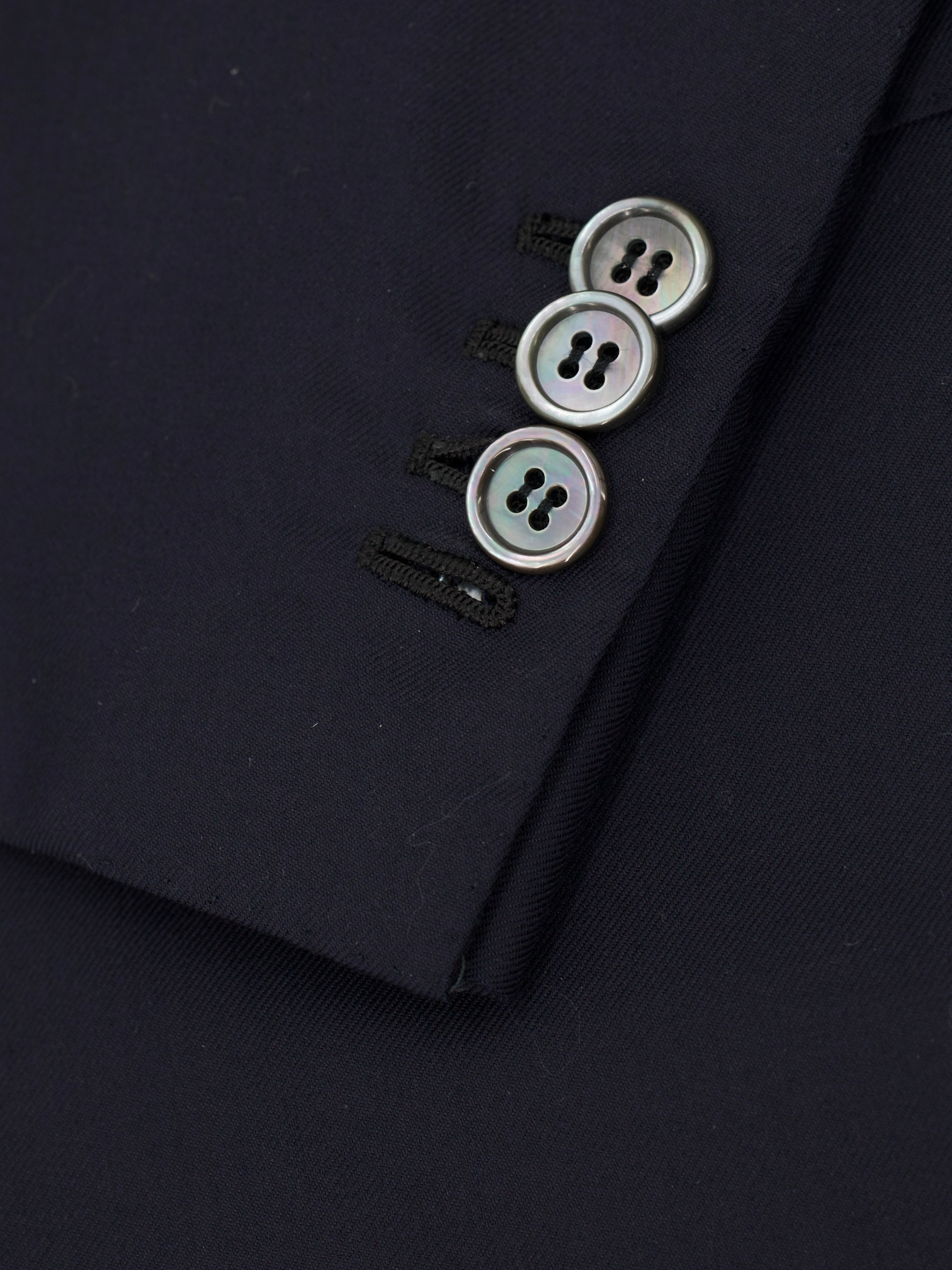 Kiton Navy "Diamante Blue" Wool Plain Suit